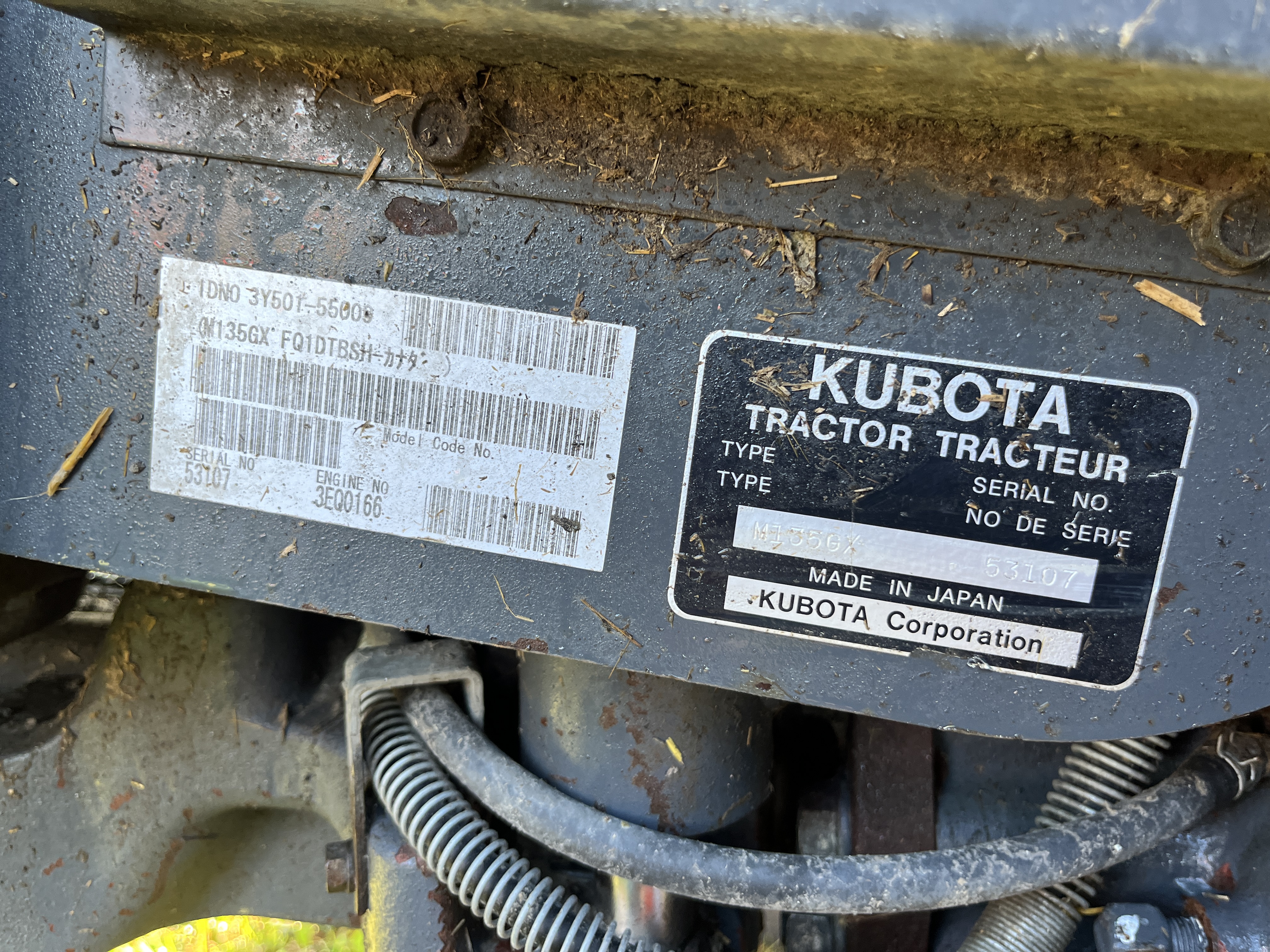 2013 Kubota M135GX Tractor