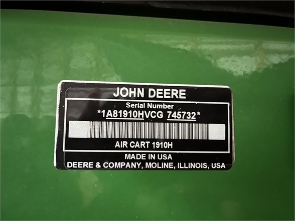 2012 John Deere 1890 Air Seeder