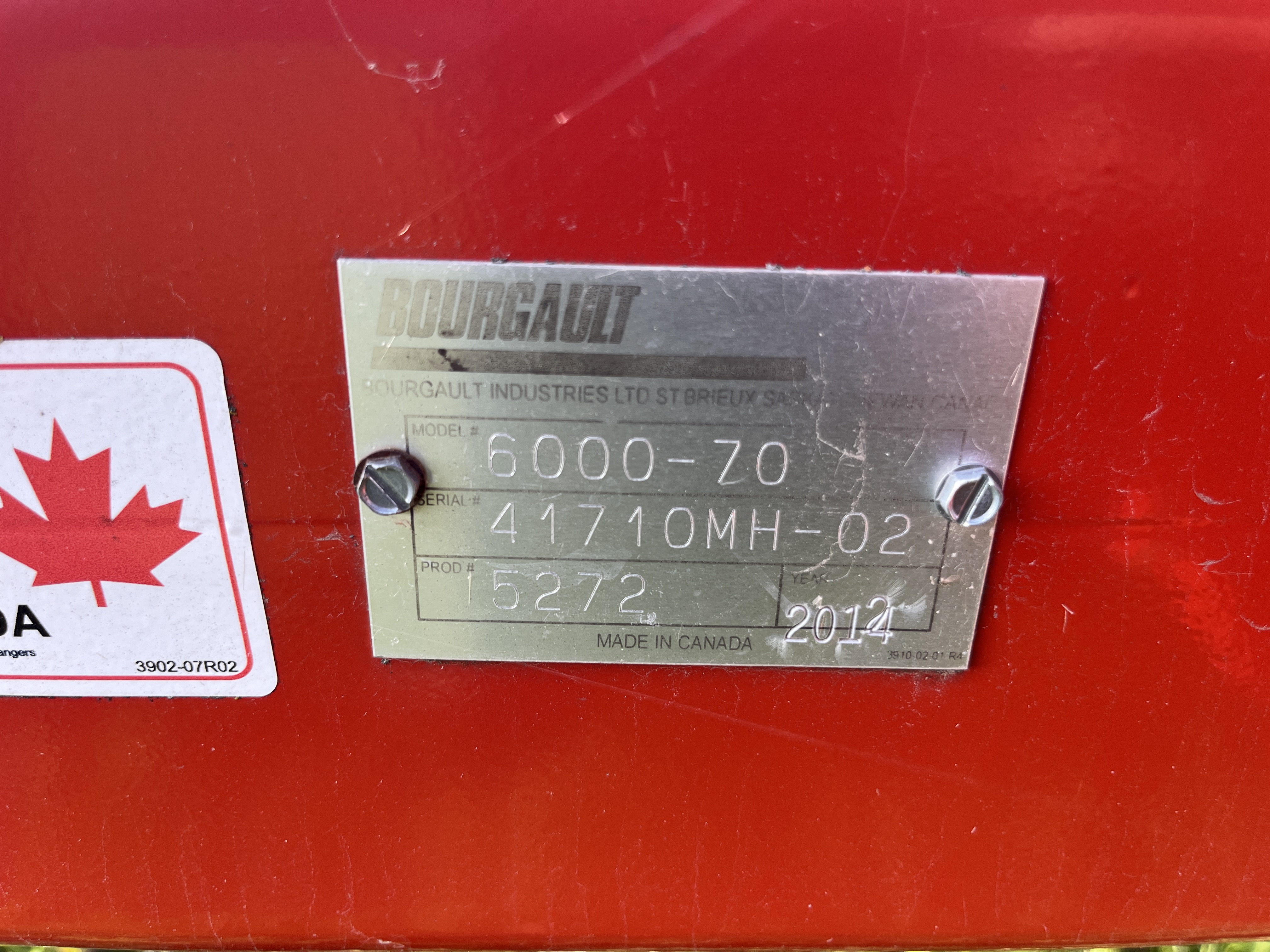 2014 Bourgault 6000 Harrow