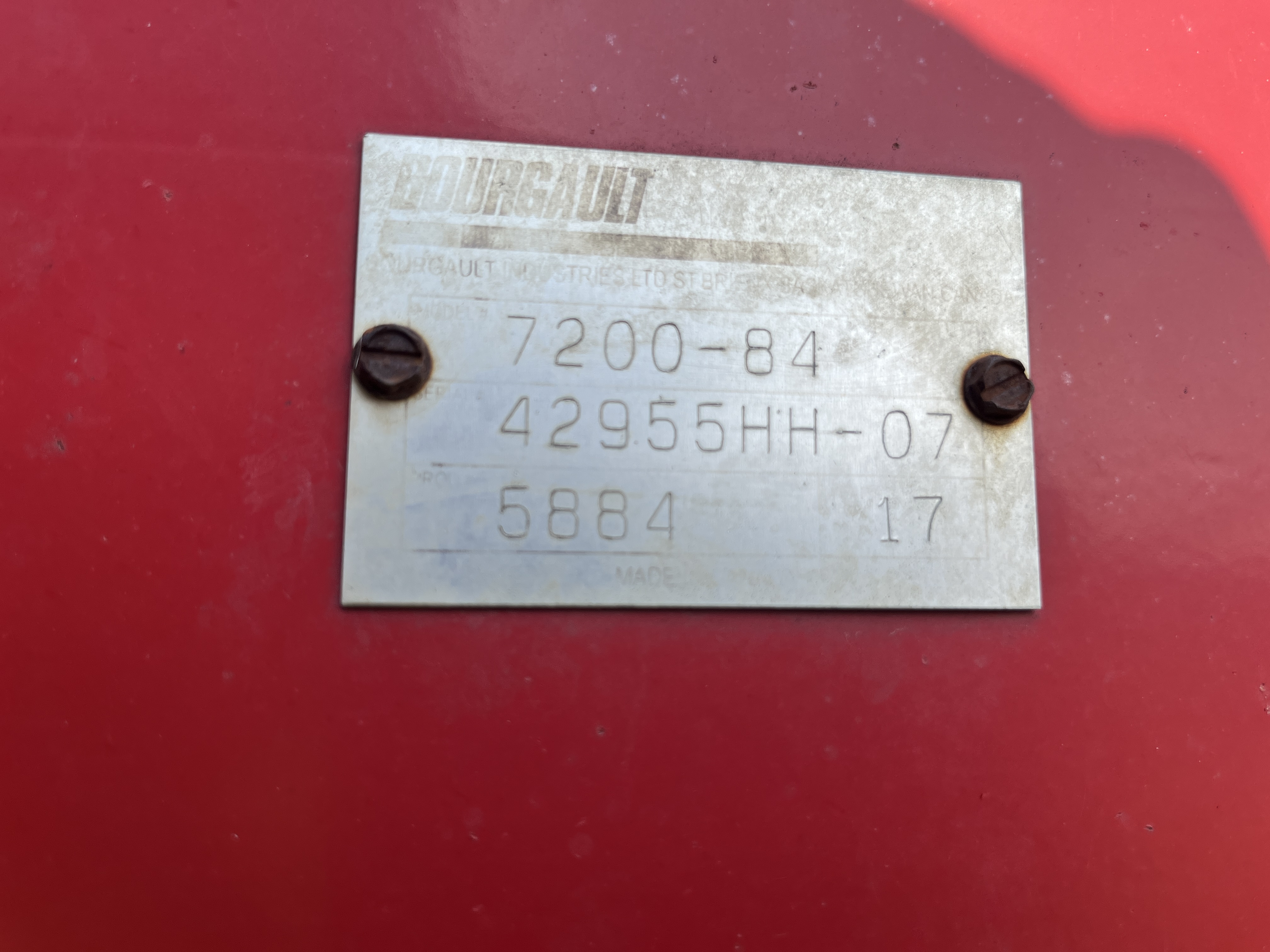 2017 Bourgault 7200 Harrow Heavy