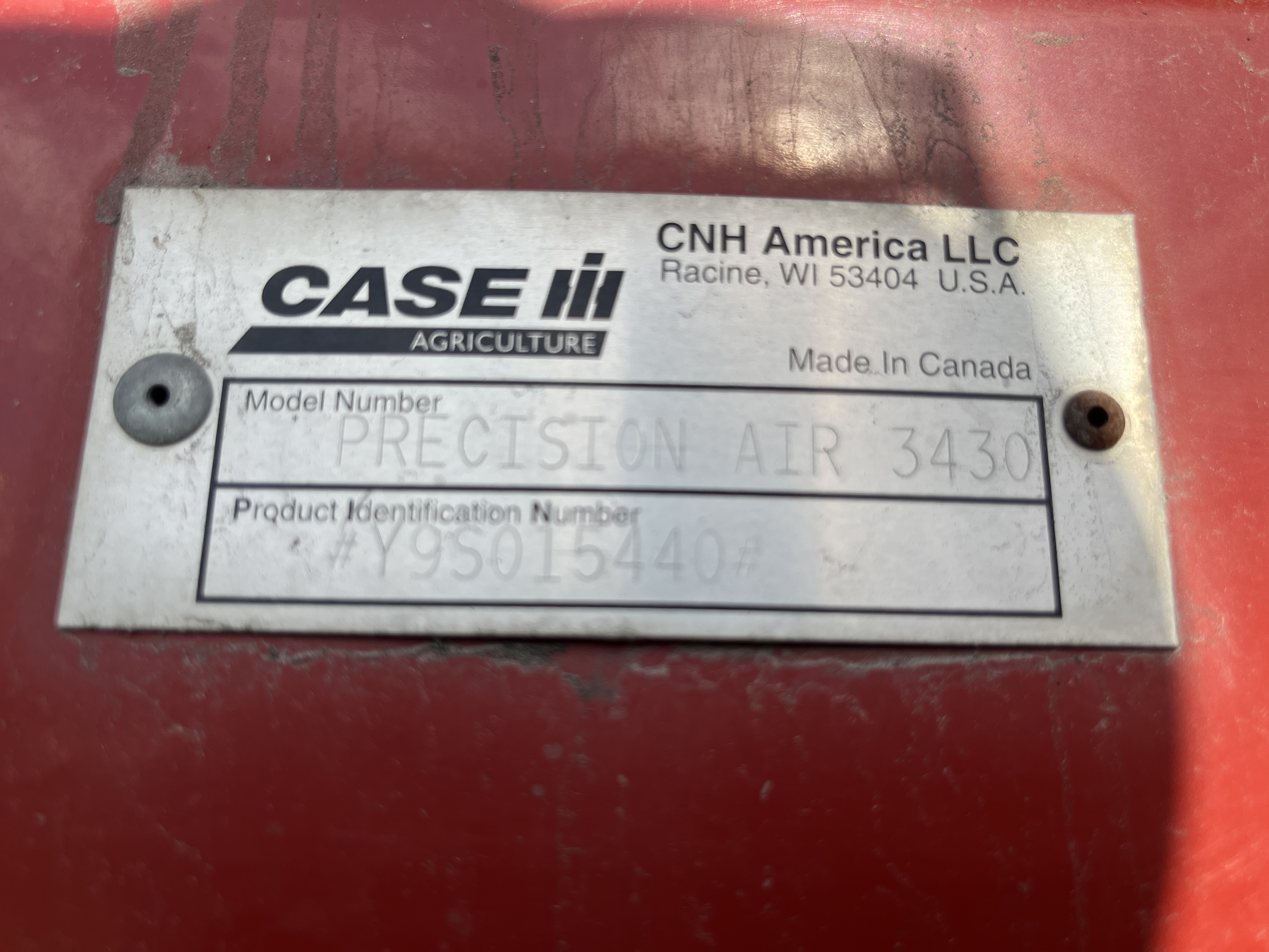 2009 Case IH 3430 Air Tank/Cart