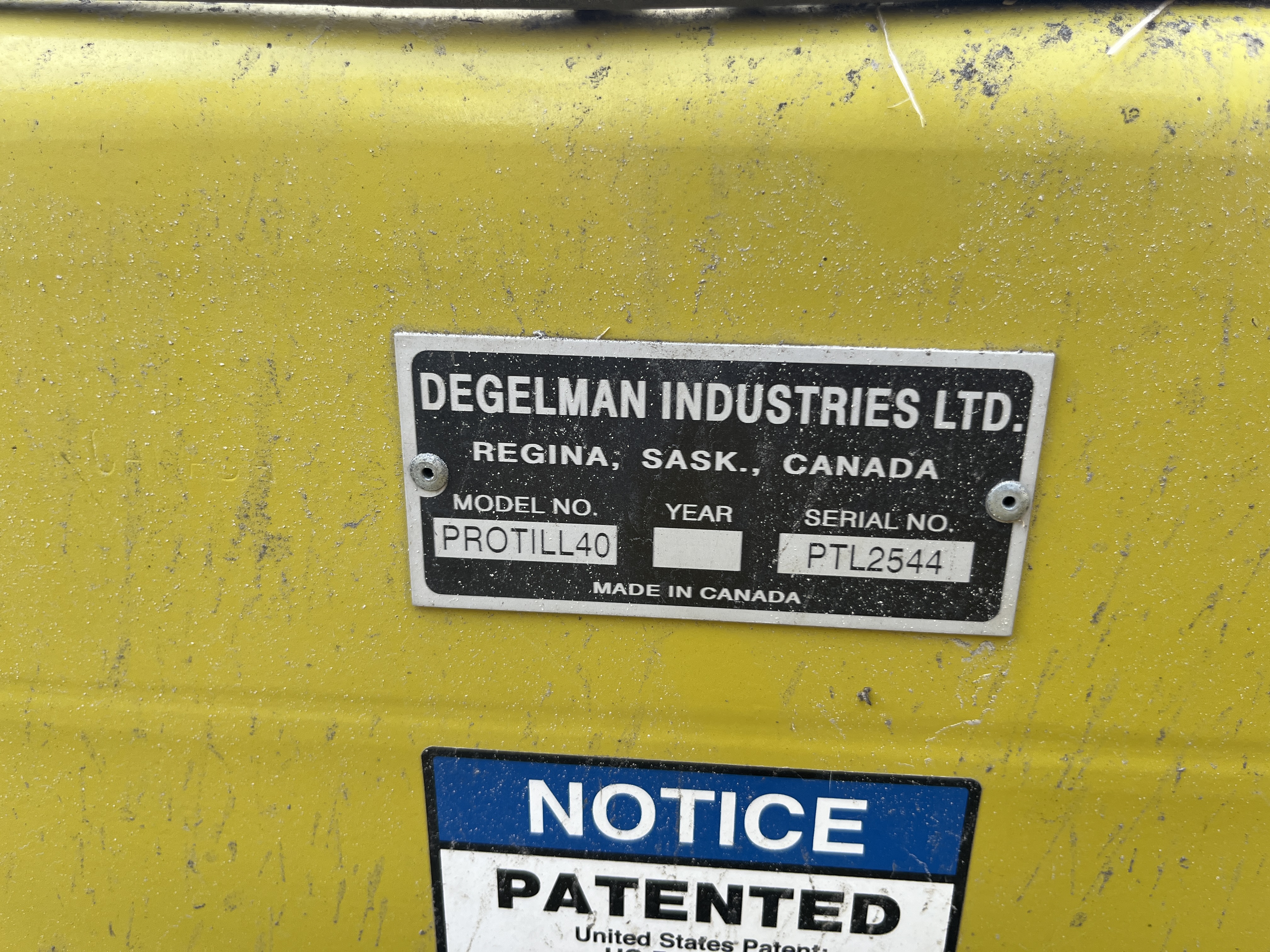 2017 Degelman Pro Till 40 Disk High Speed