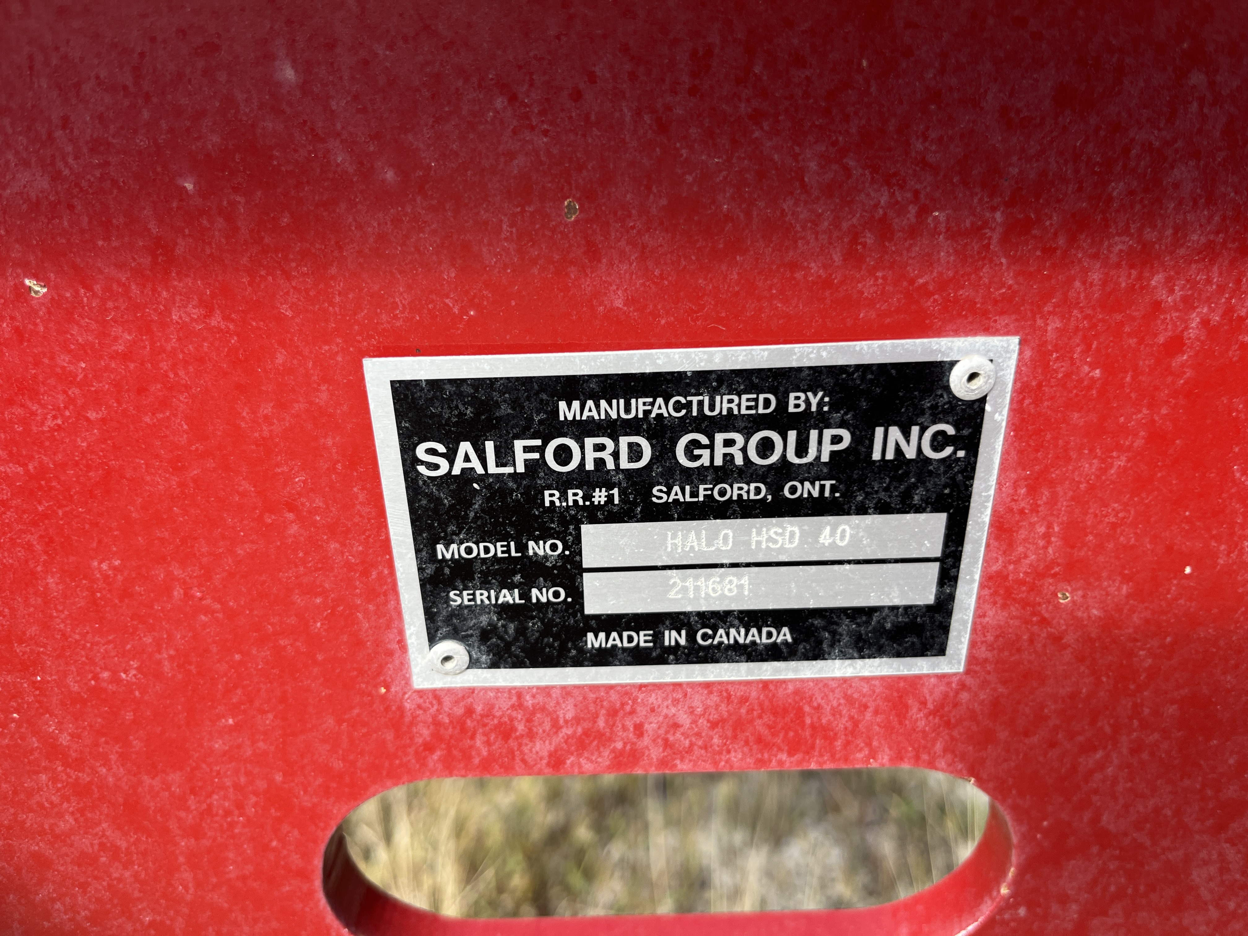 2021 Salford HALO Tillage