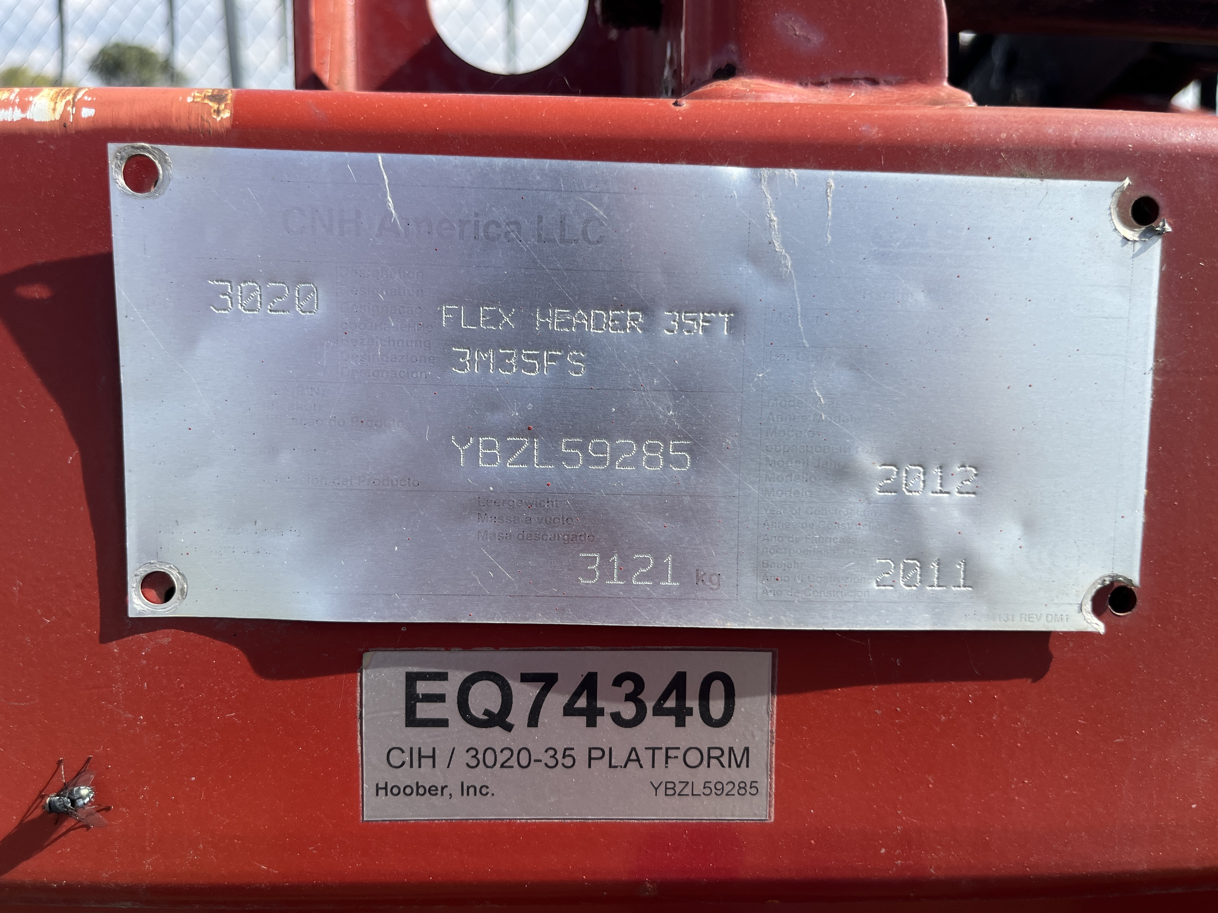 2012 Case IH 3020 Header Flex