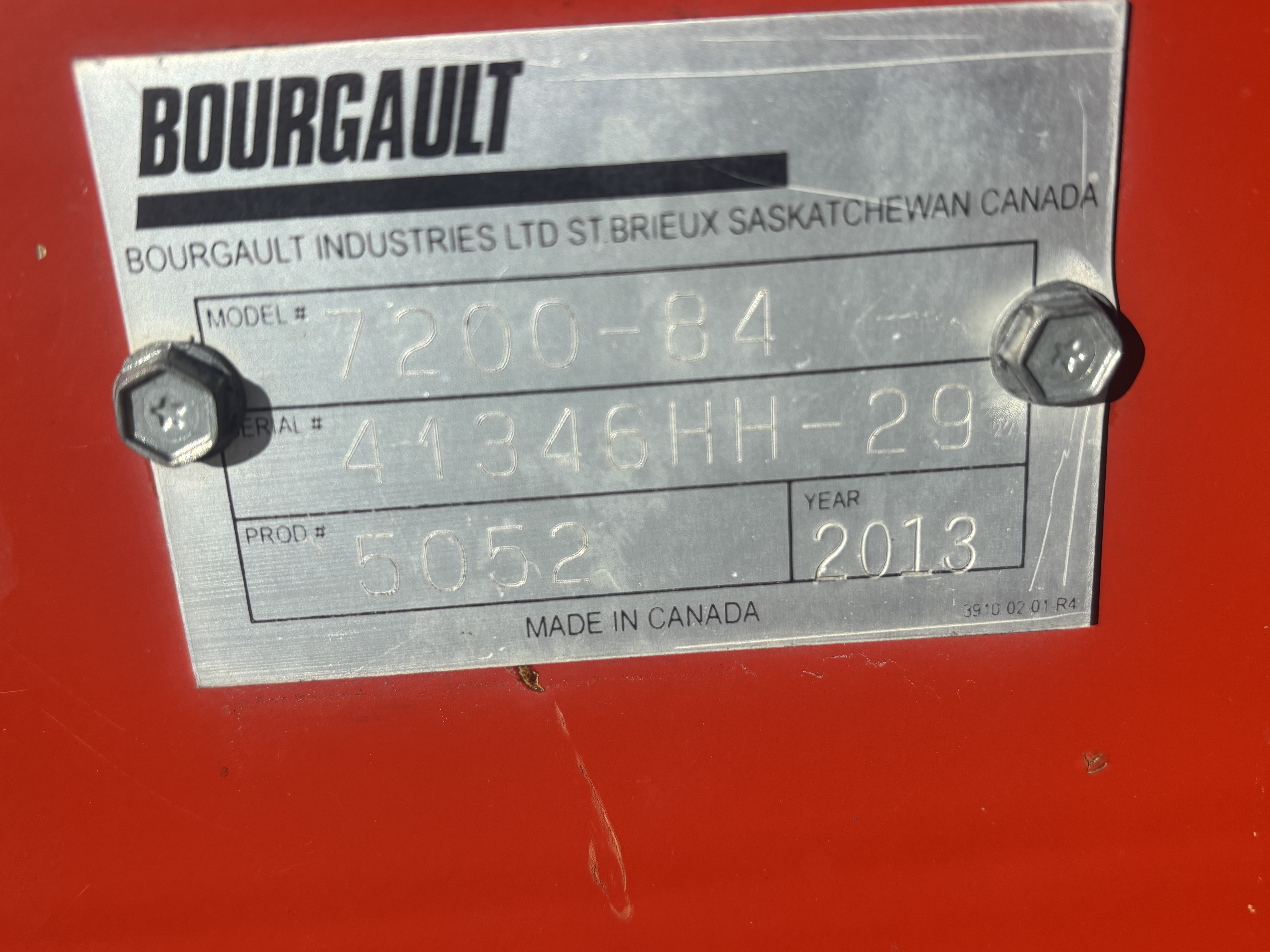 2013 Bourgault 7200 Harrow Heavy