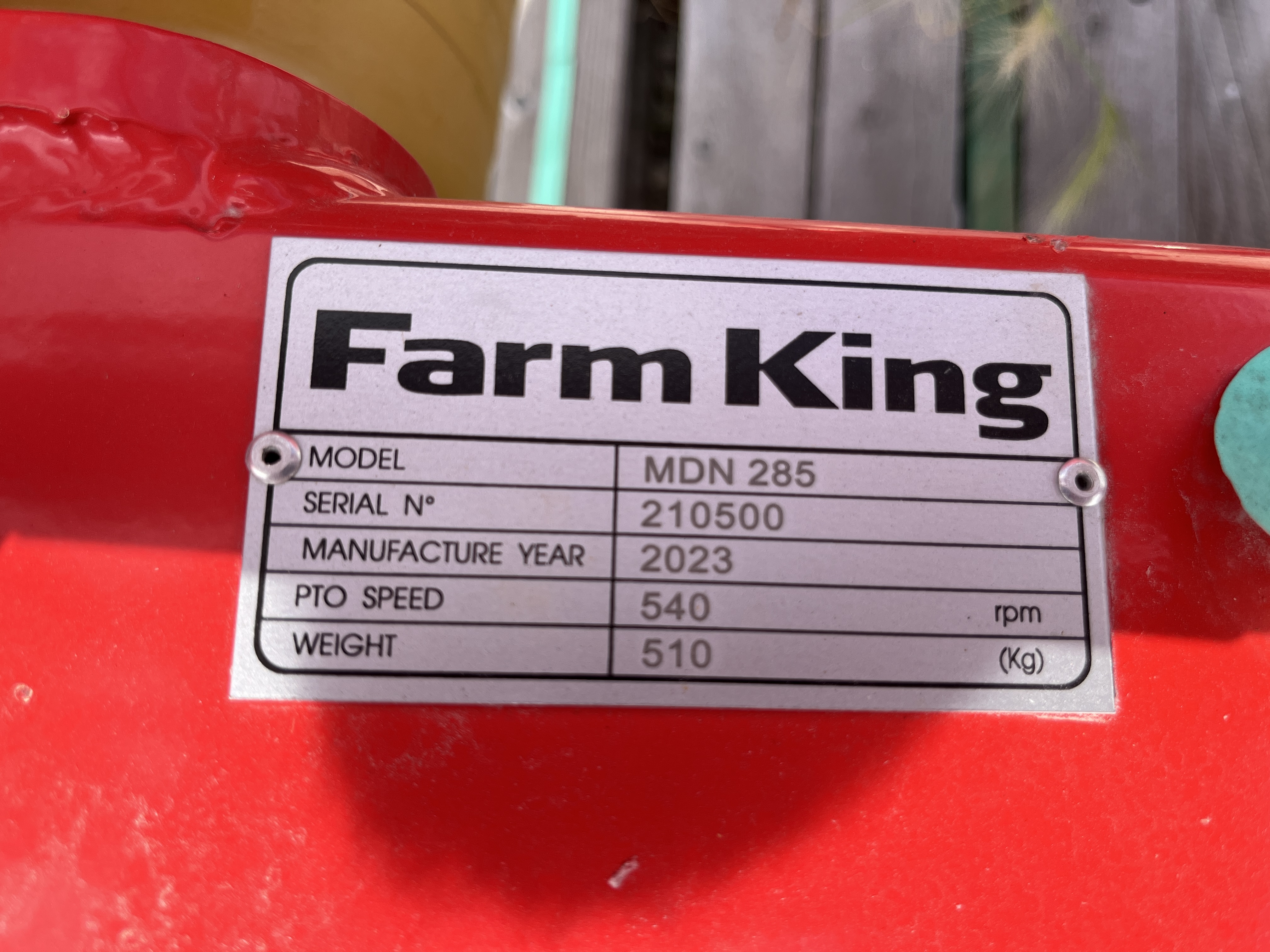 2023 Farm King MDN7 Mower/Disc