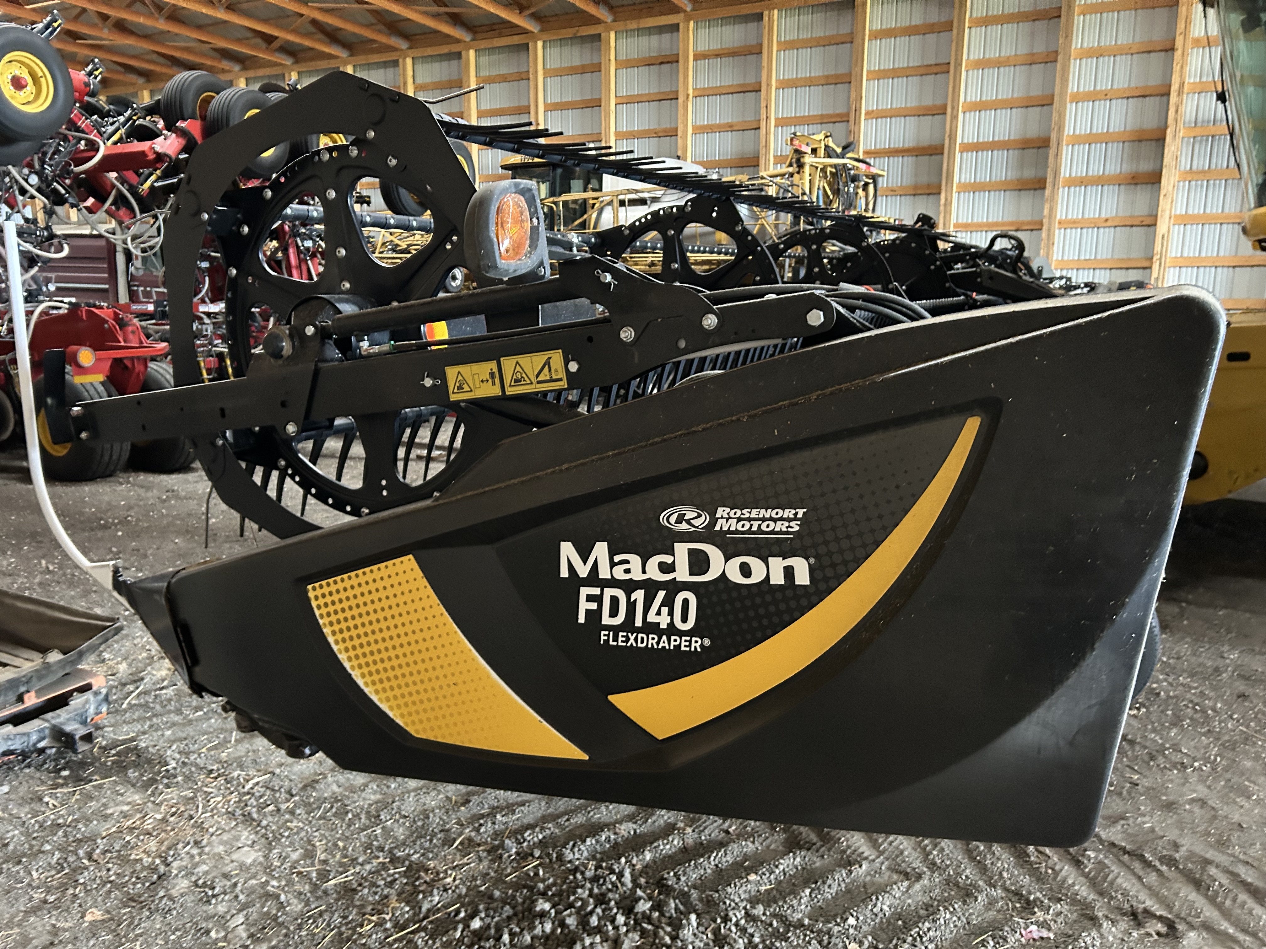 2018 MacDon FD140 Header Combine