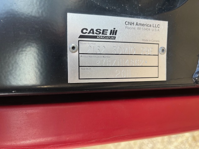 2011 Case IH 2162 Header Combine