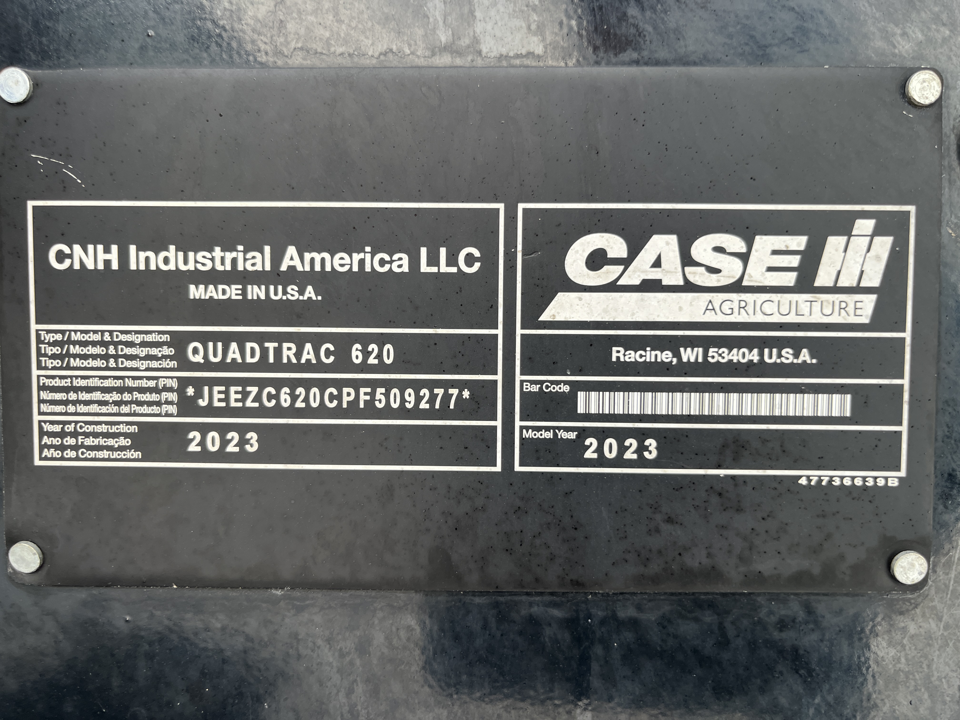 2023 Case IH Steiger 620 Quadtrac Tractor