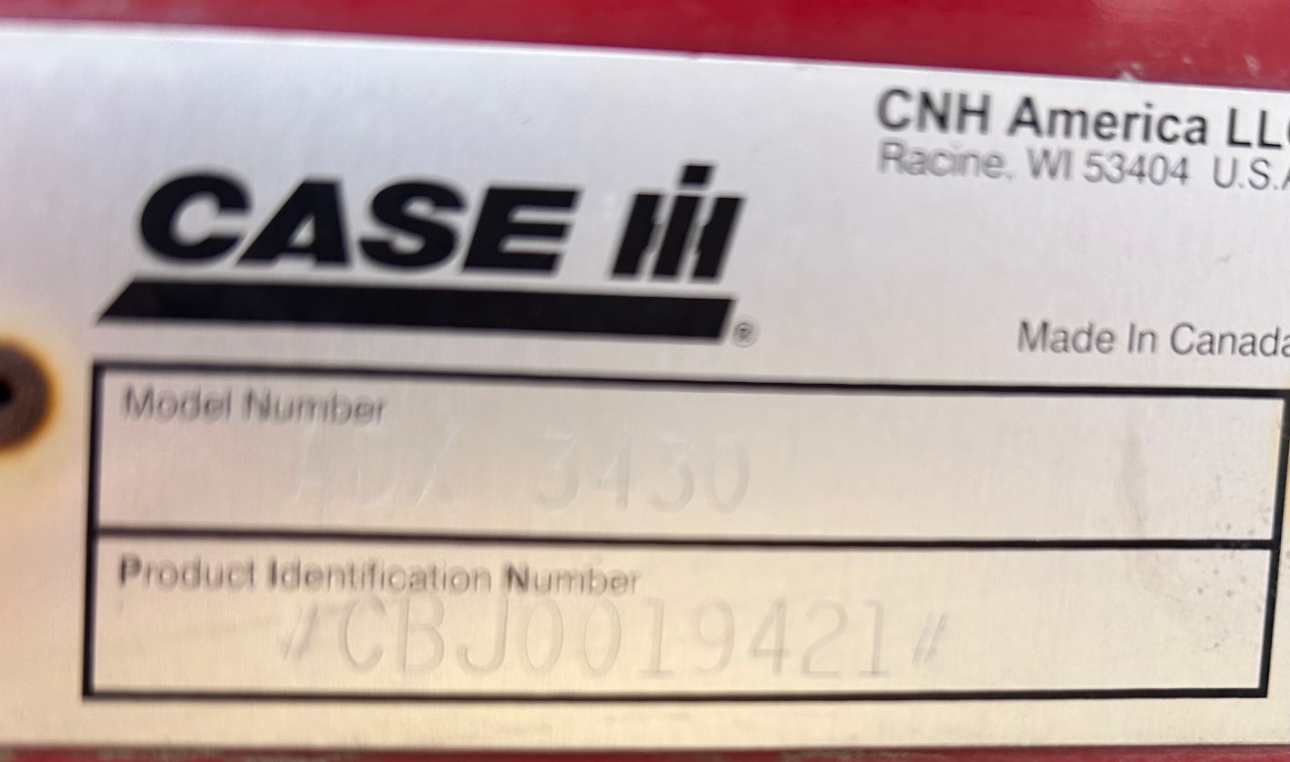 2008 Case IH ADX3430 Air Tank/Cart