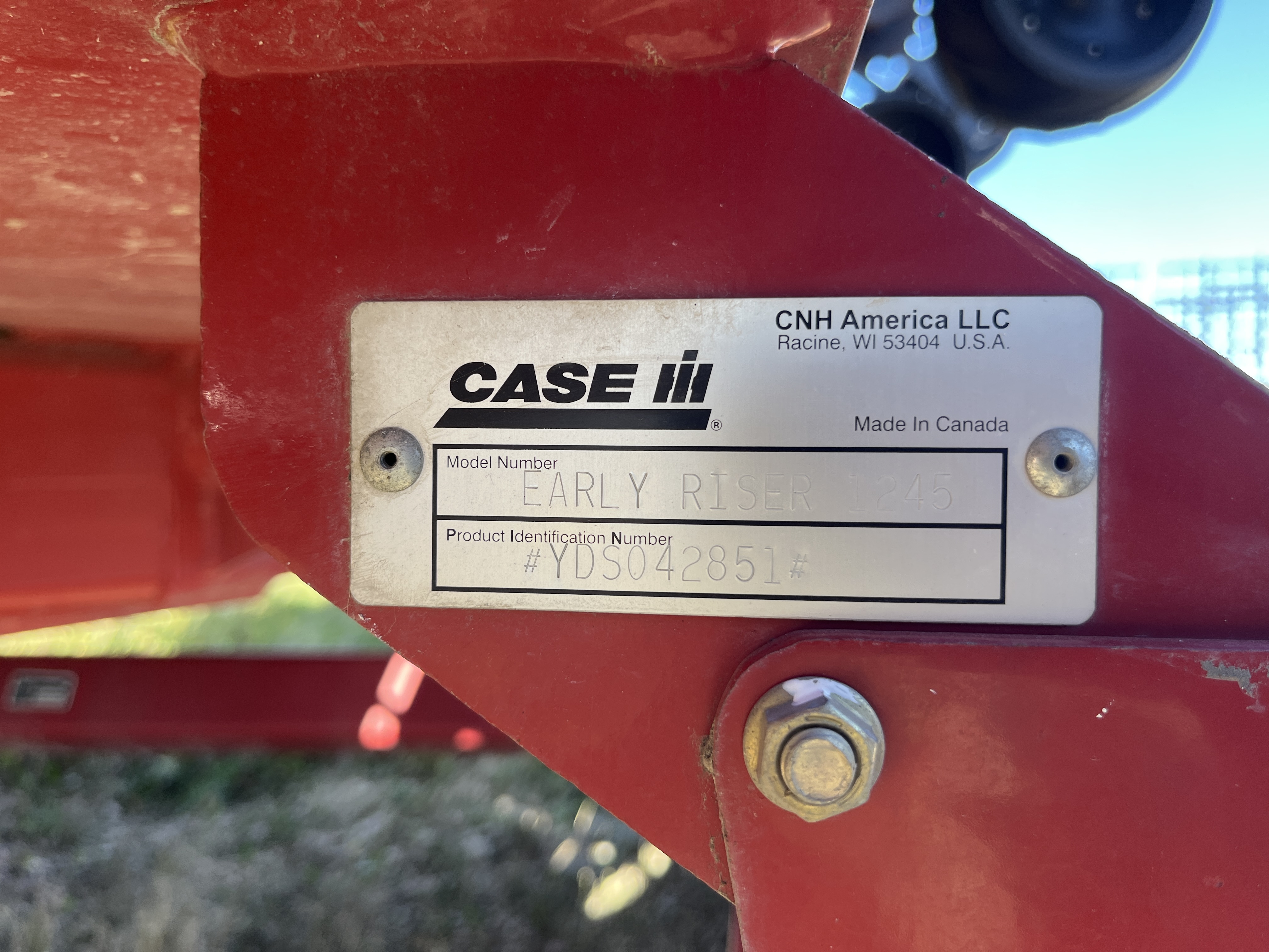 2014 Case IH 1245 Planter