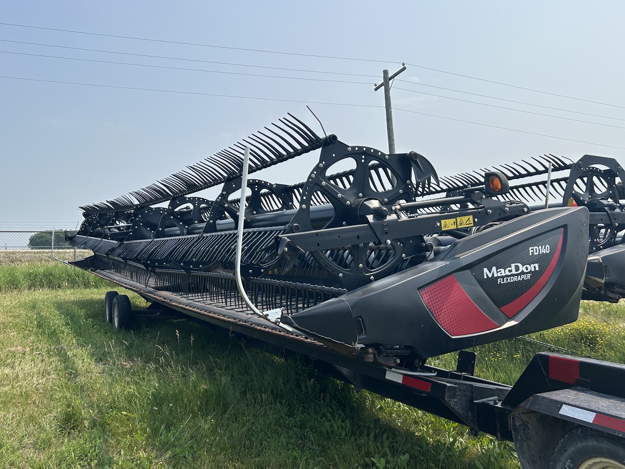 2020 MacDon FD140 Header Combine