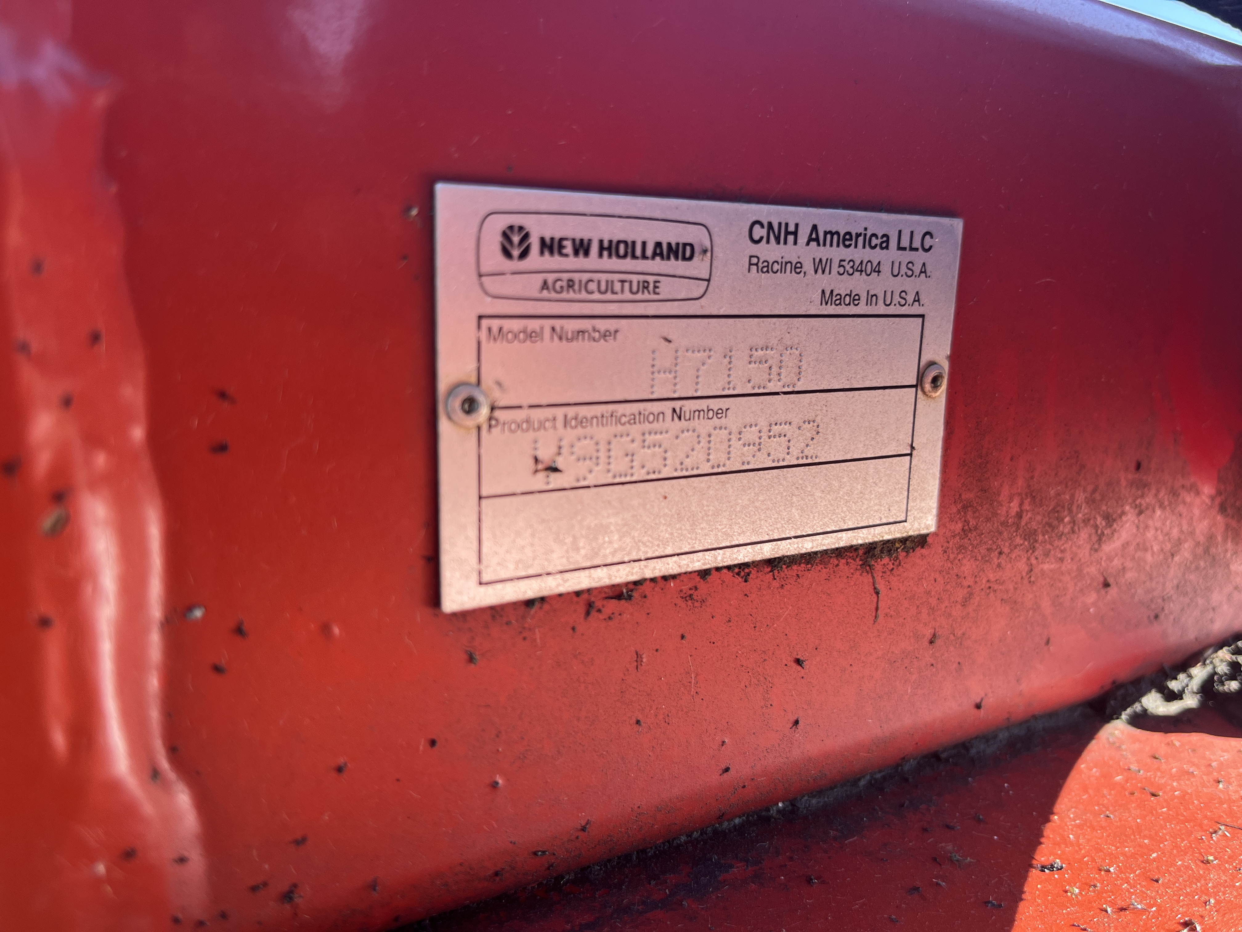 2009 New Holland H7150 Mower Conditioner