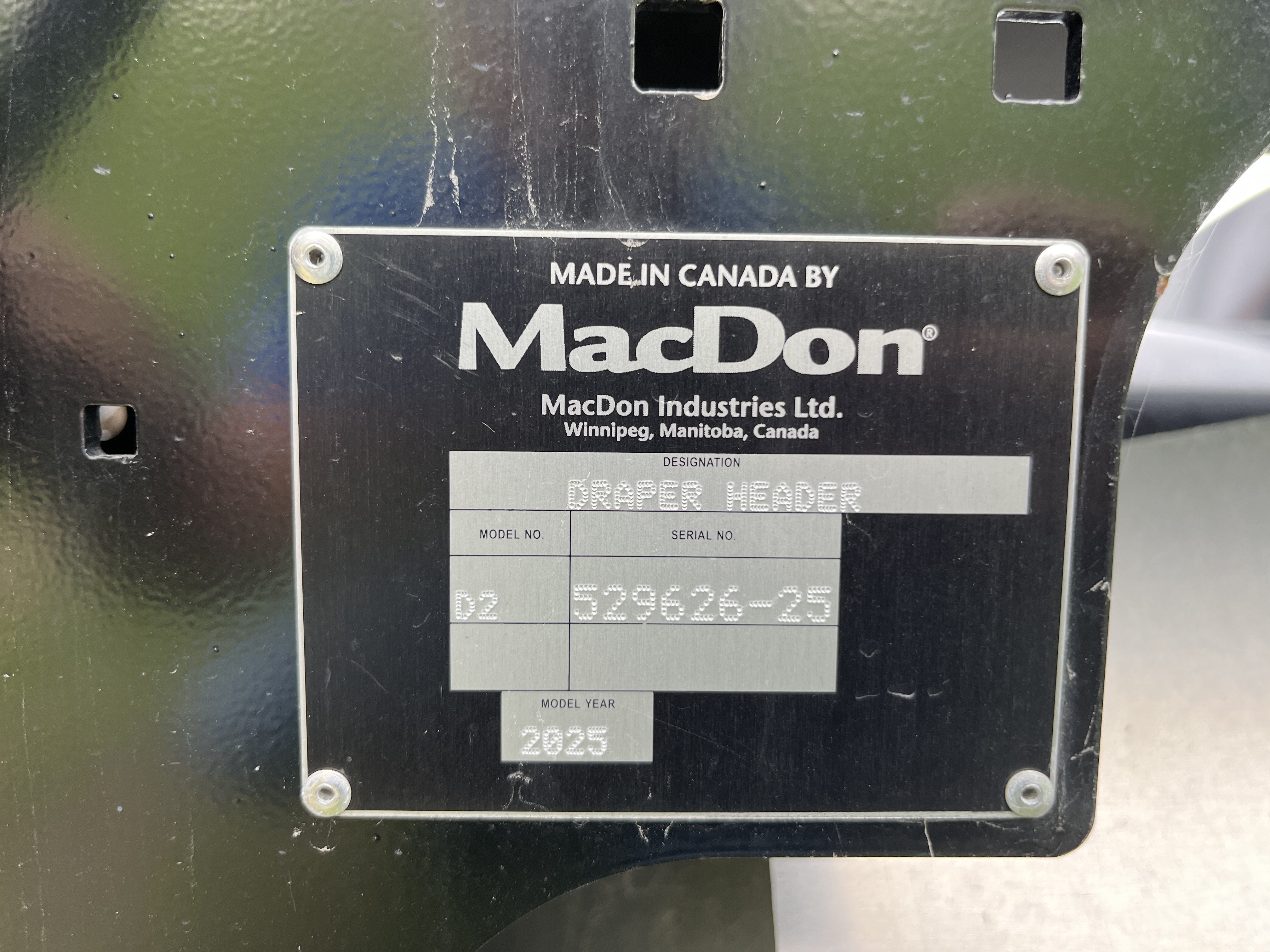 2025 MacDon 2170 Windrower