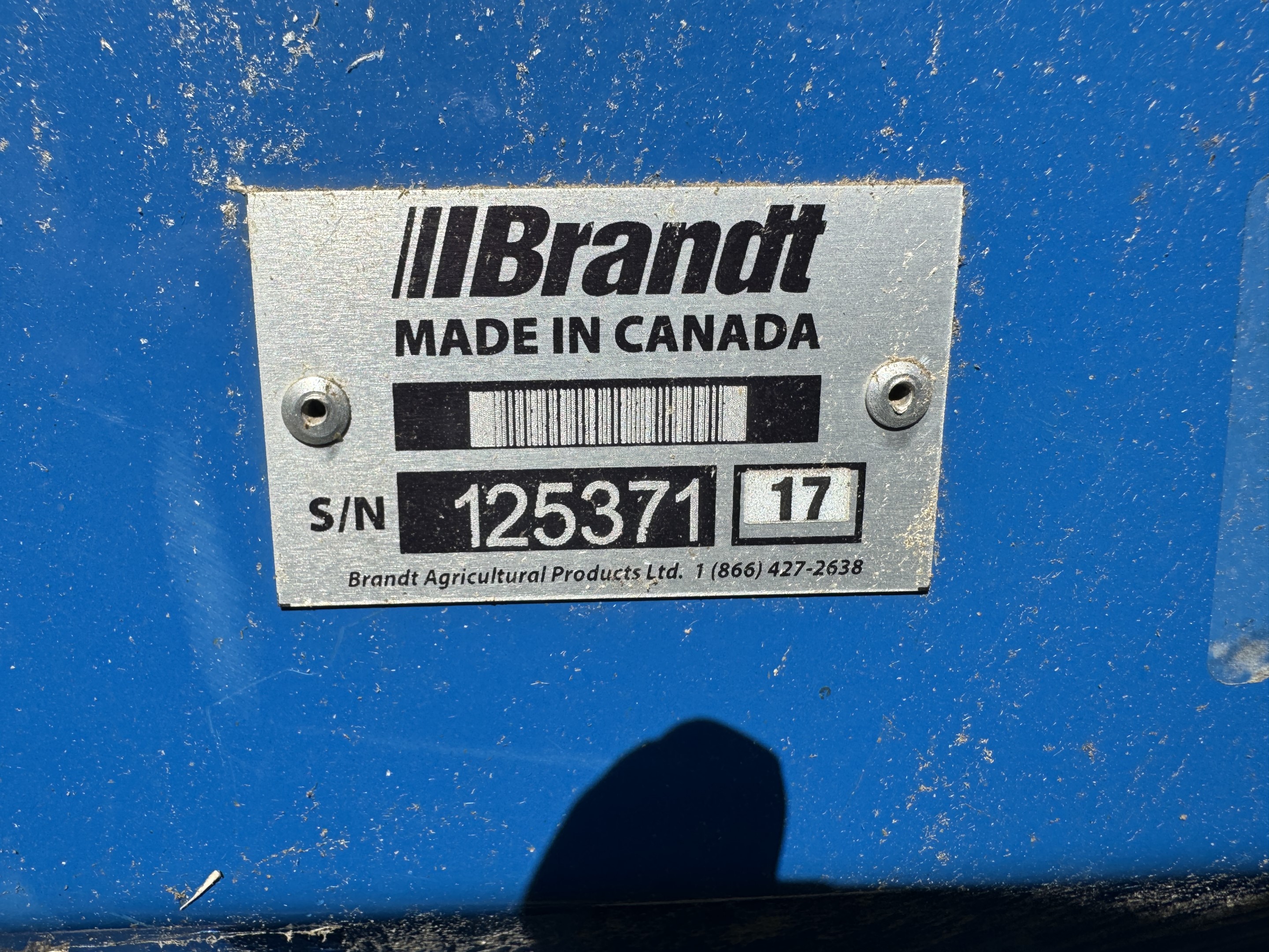 2017 Brandt 1390HP+ Grain Auger