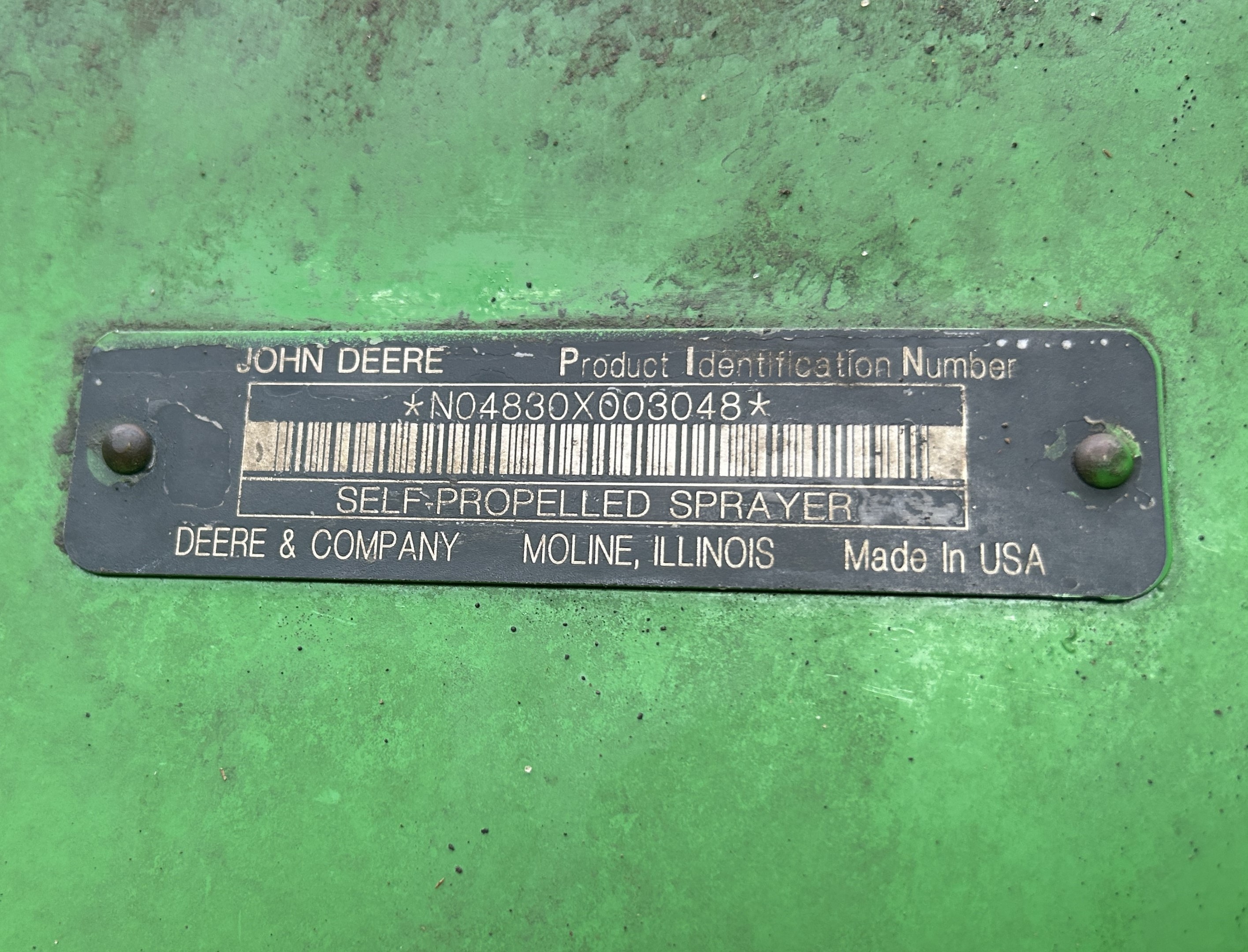 2009 John Deere 4830 Sprayer/High Clearance