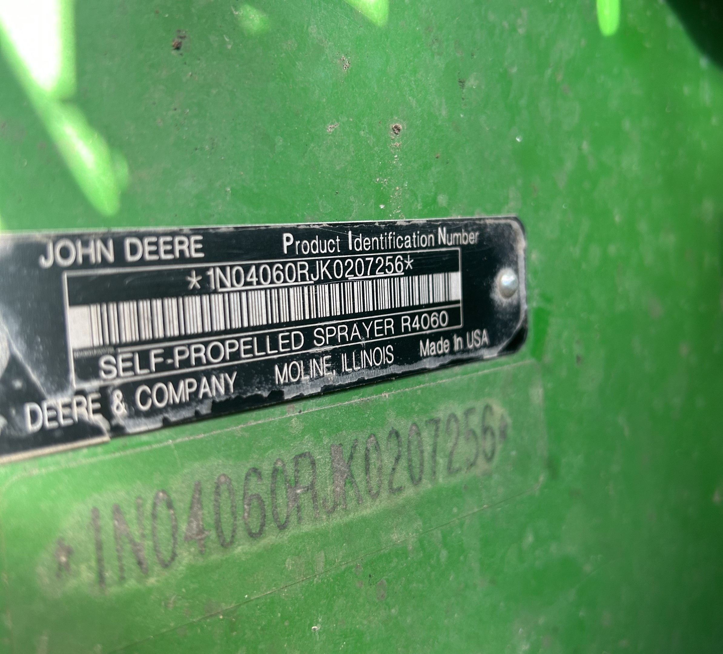 2020 John Deere R4060 Sprayer/High Clearance