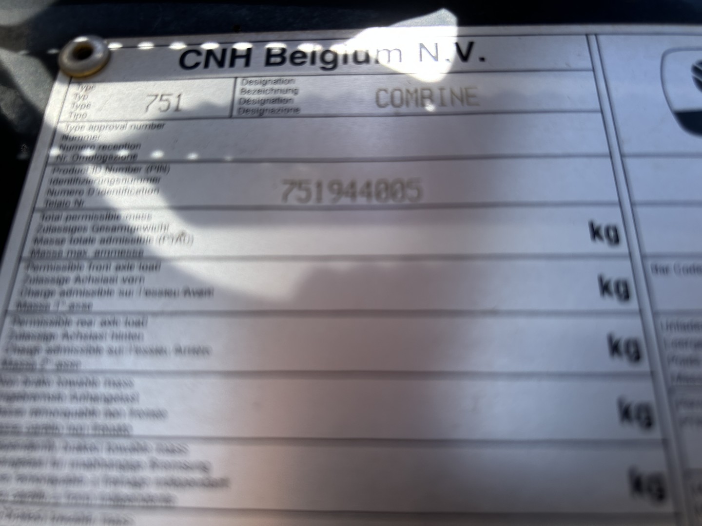 2014 New Holland CR9090Z Combine