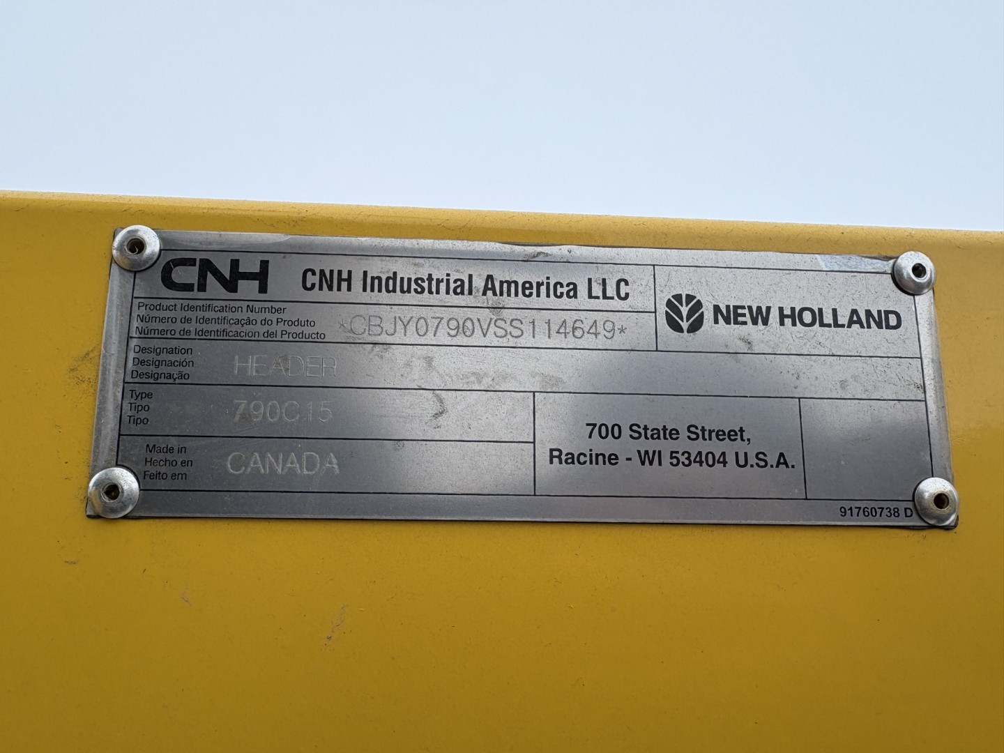 2025 New Holland CR8.90Z Combine