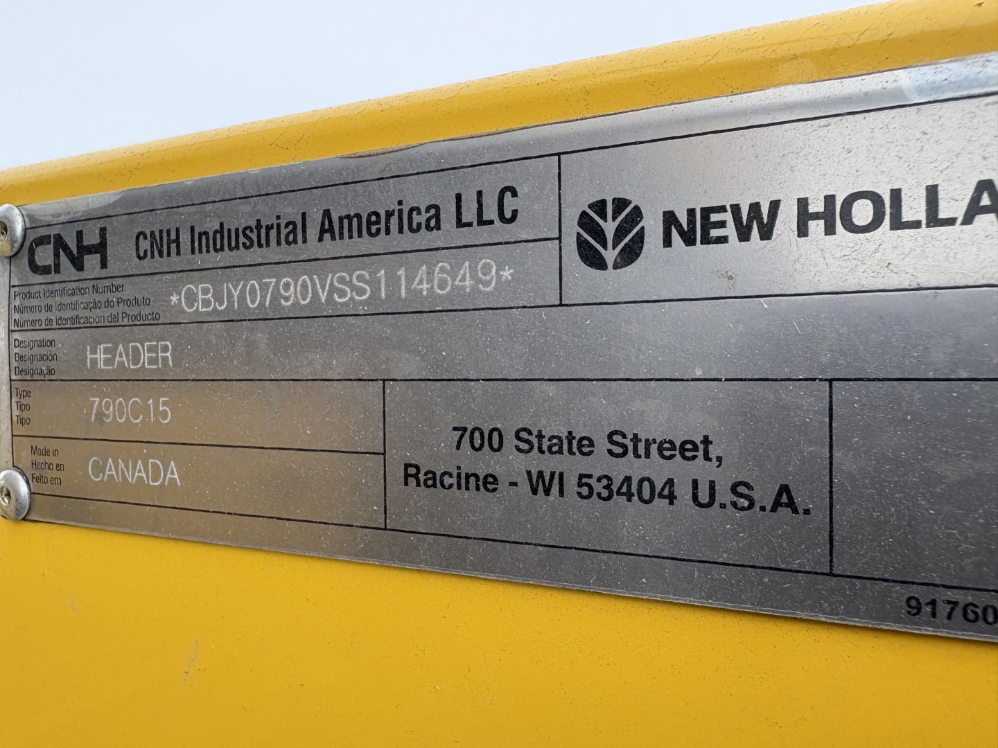 2025 New Holland CR8.90Z Combine