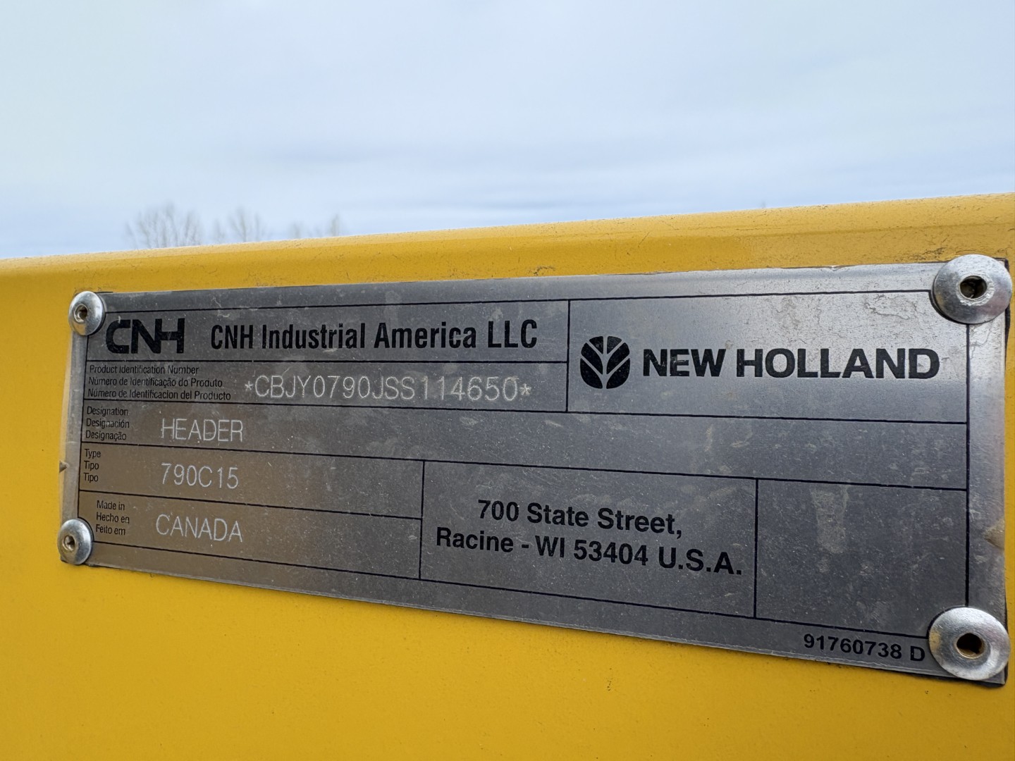 2025 New Holland CR8.90Z Combine