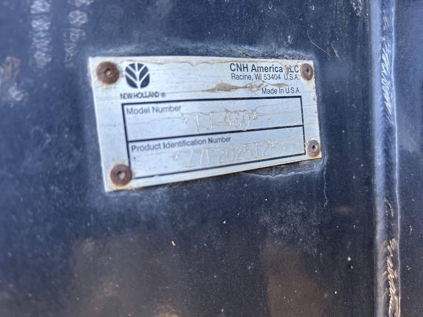 2007 New Holland TJ430 Tractor 4WD