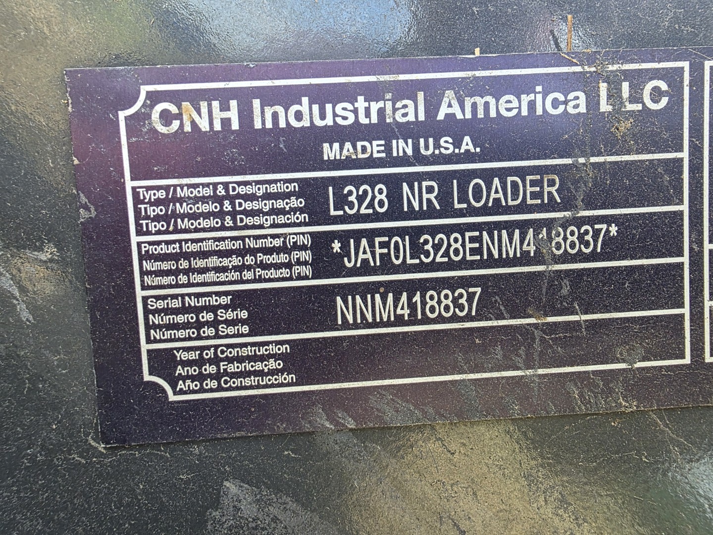 2022 New Holland L328 Skid Steer Loader