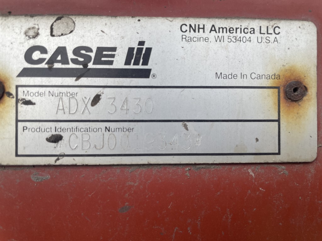 2009 Case IH ADX3430 Air Tank/Cart