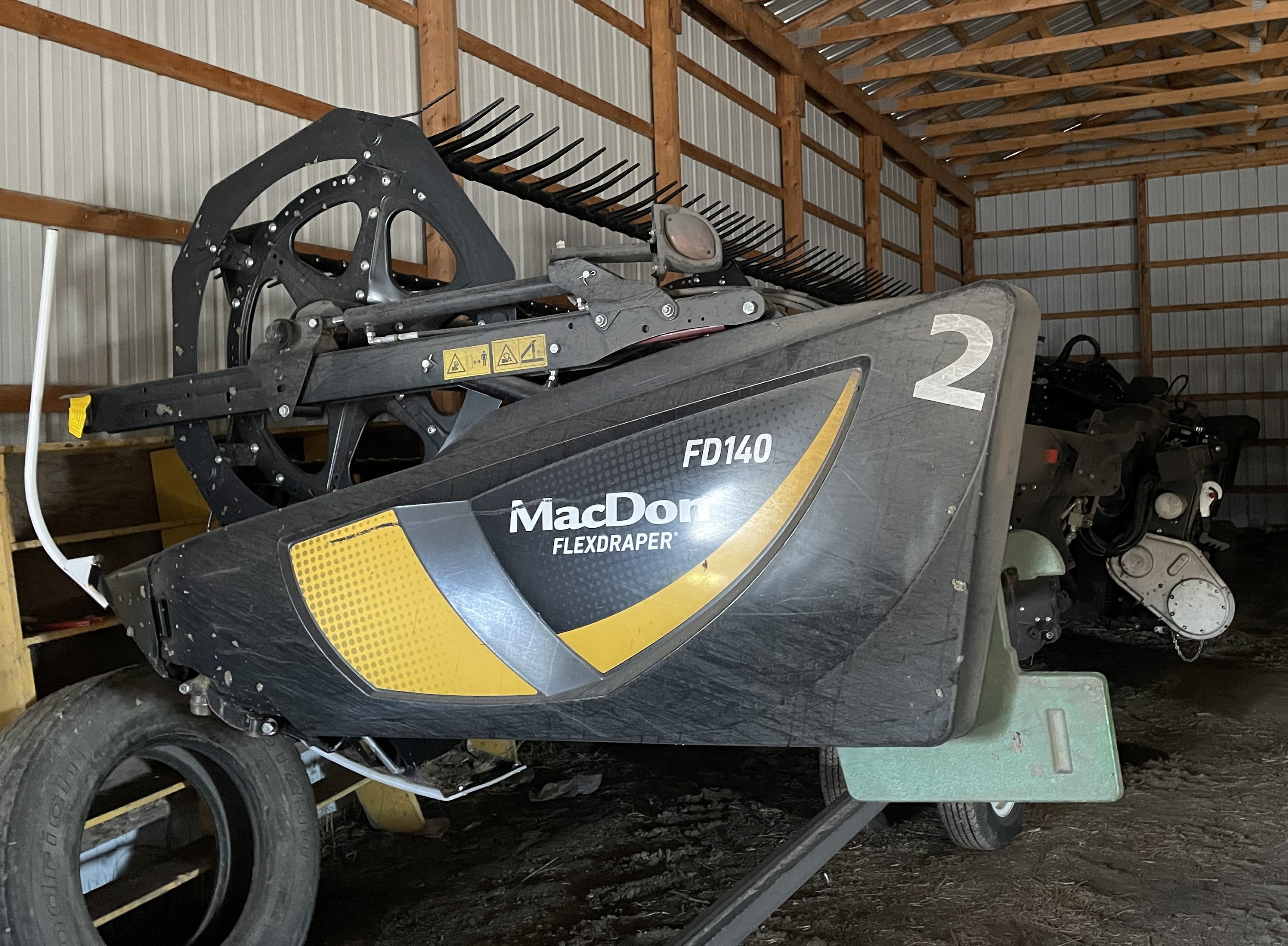 2021 MacDon FD140 Header Draper Flex