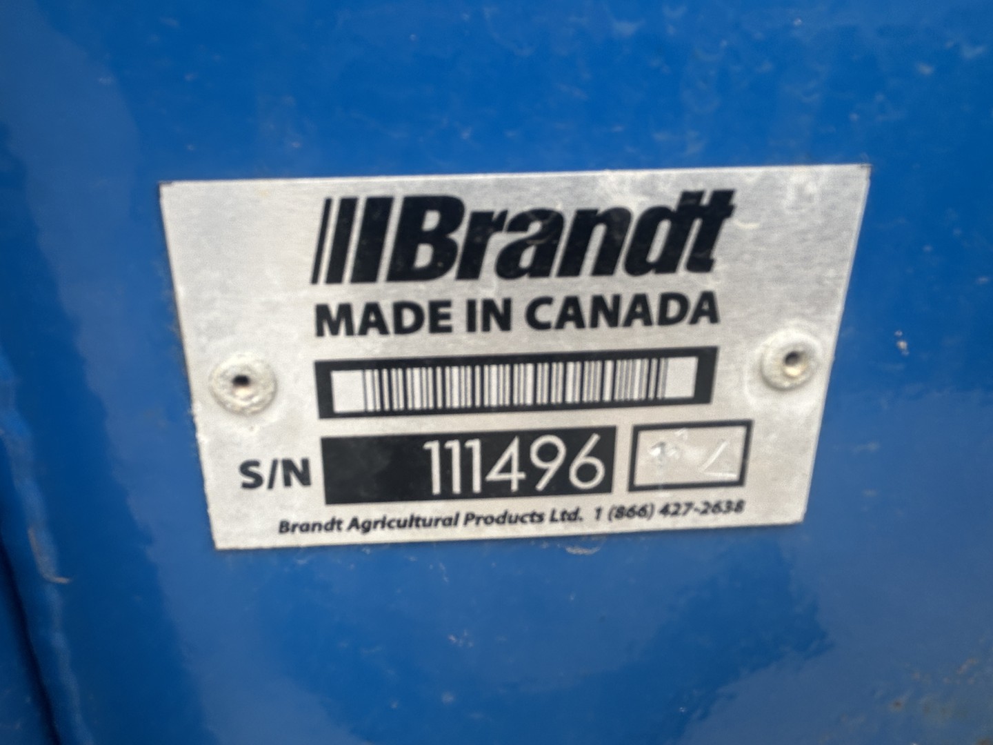 2014 Brandt 1380HP Grain Auger