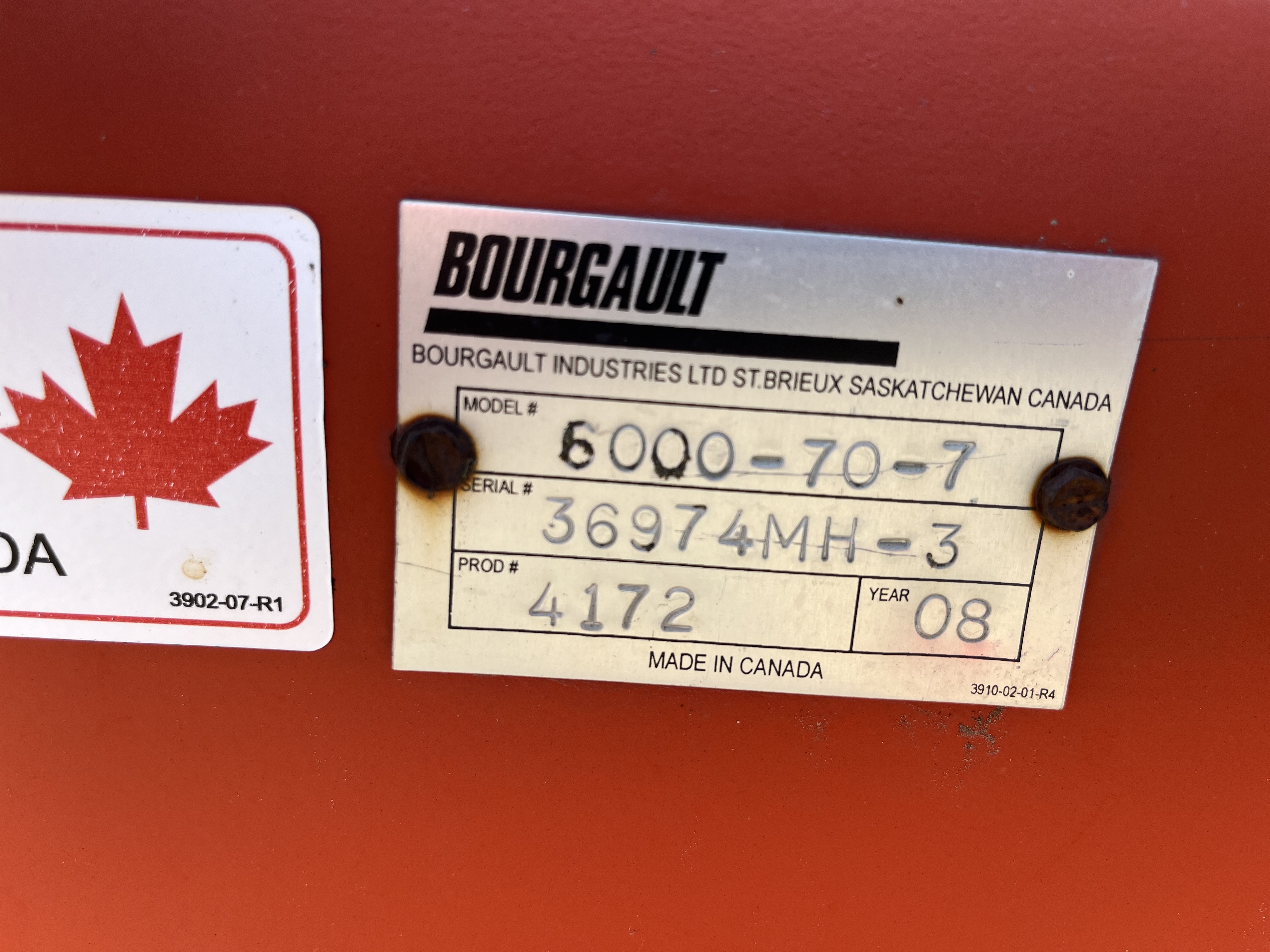 2008 Bourgault 6000 Harrow