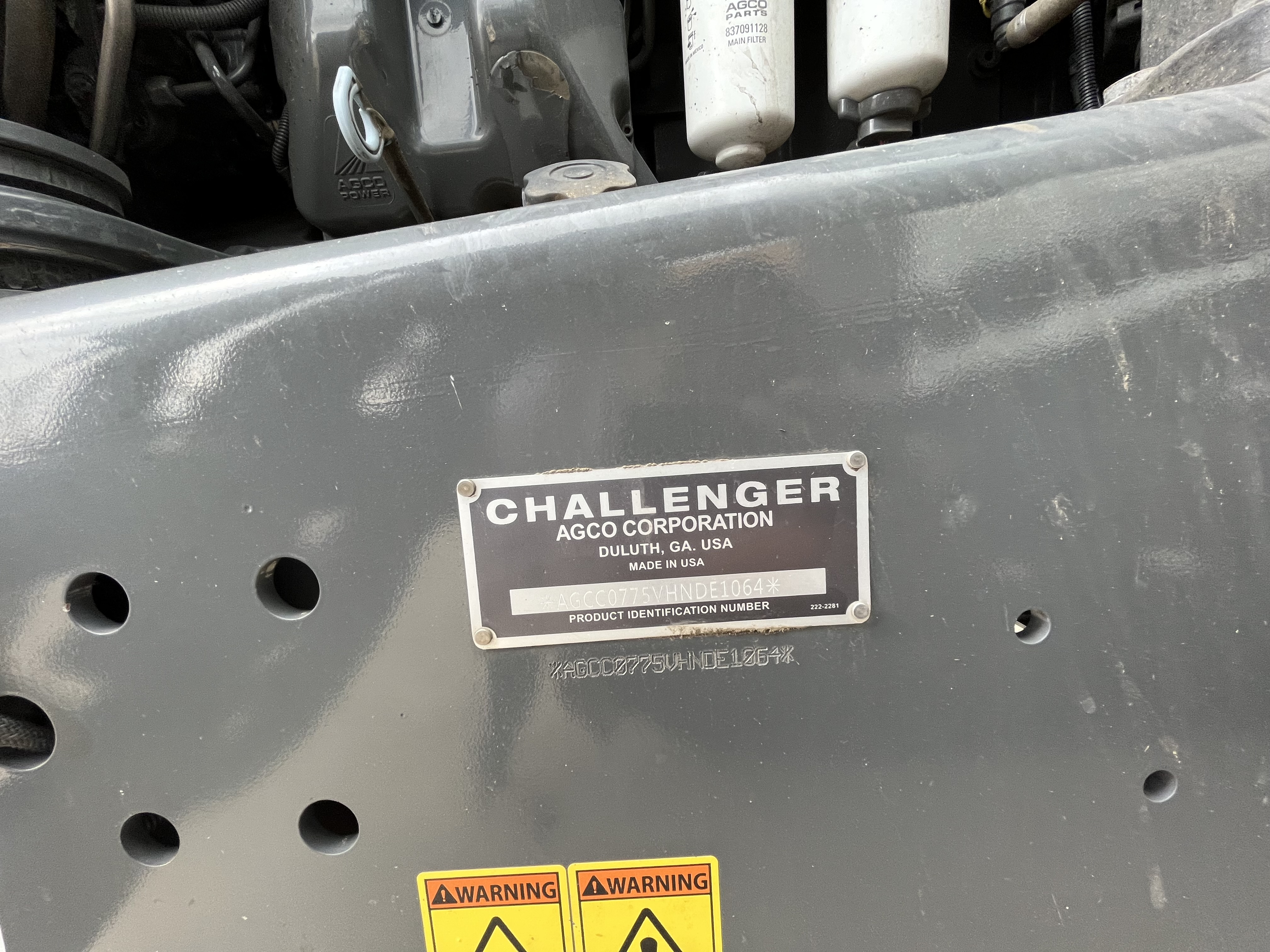 2017 Challenger MT775E Tractor