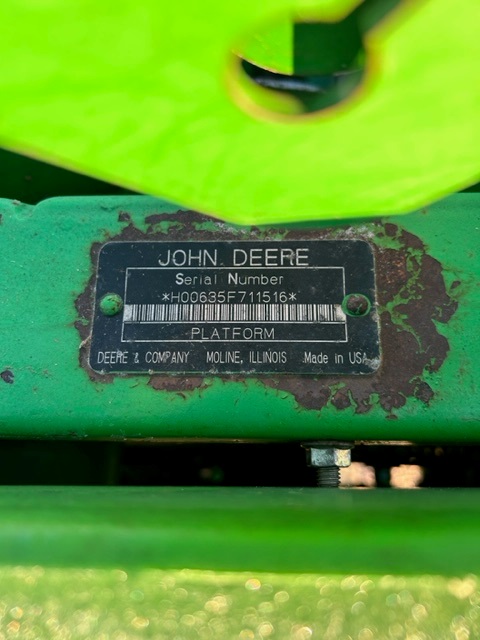 2006 John Deere 635F Header Combine