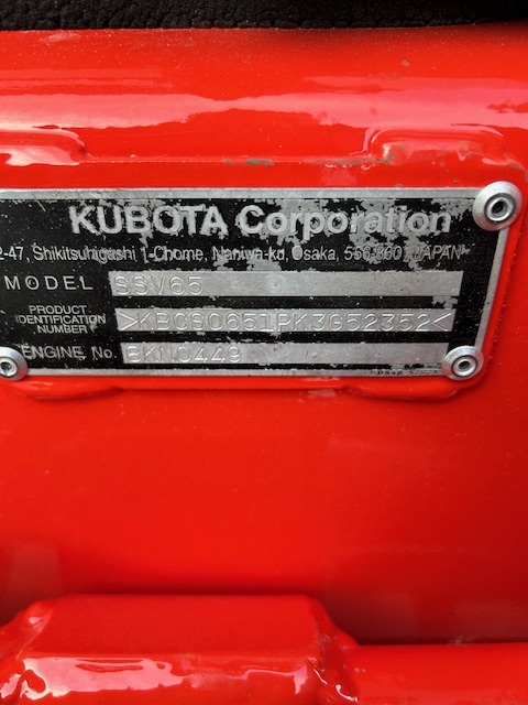 2019 Kubota SSV65 Skid Steer Loader