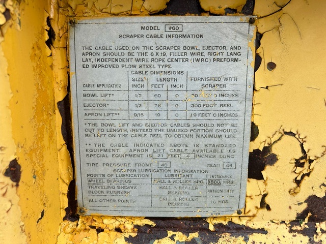 Caterpillar 60 Scraper