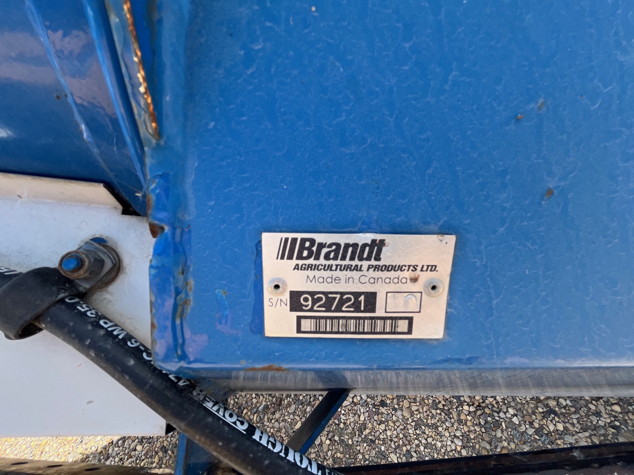 2010 Brandt 2021 LP Belt Conveyor