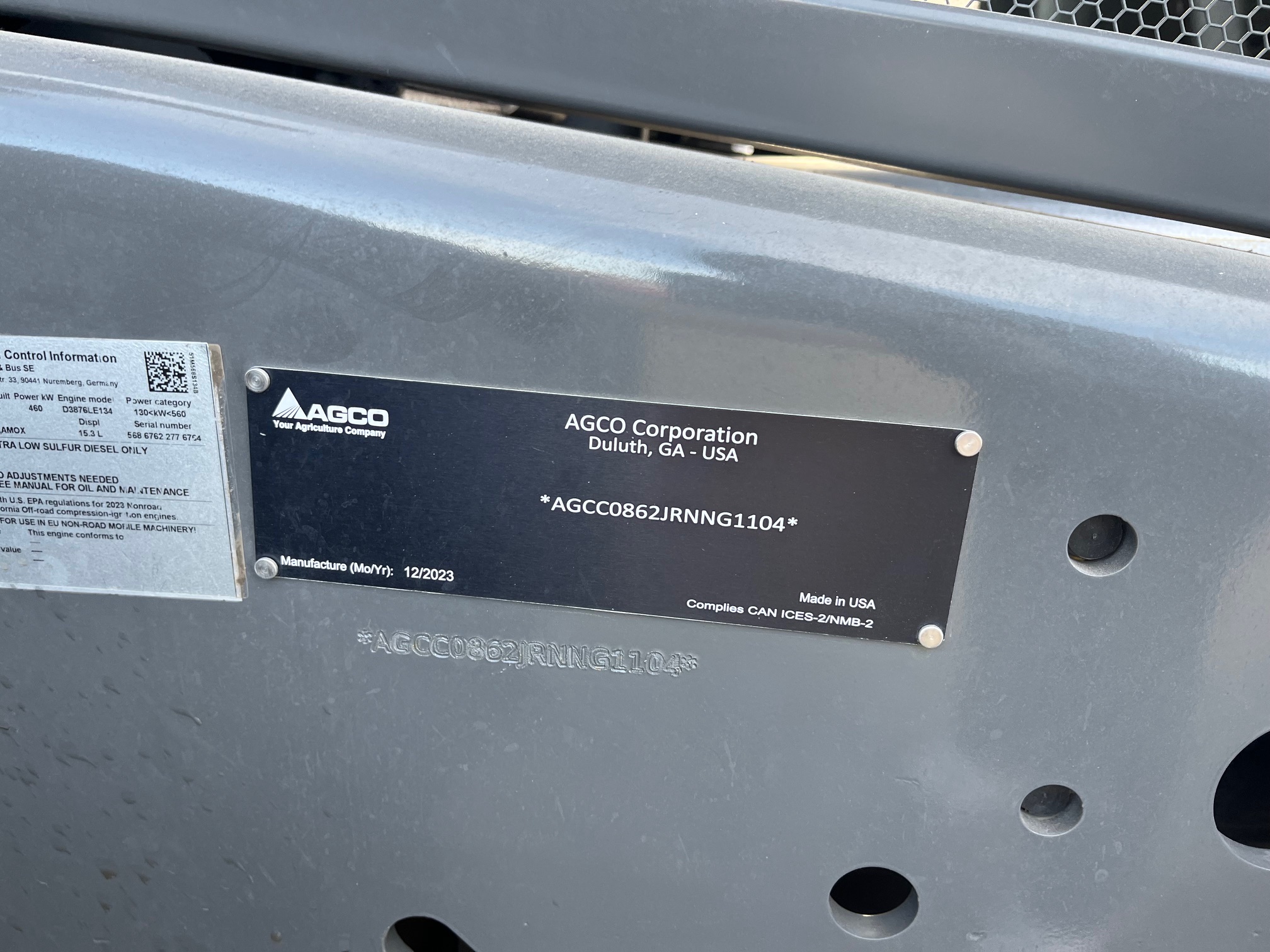 2024 Challenger MT862 Tractor