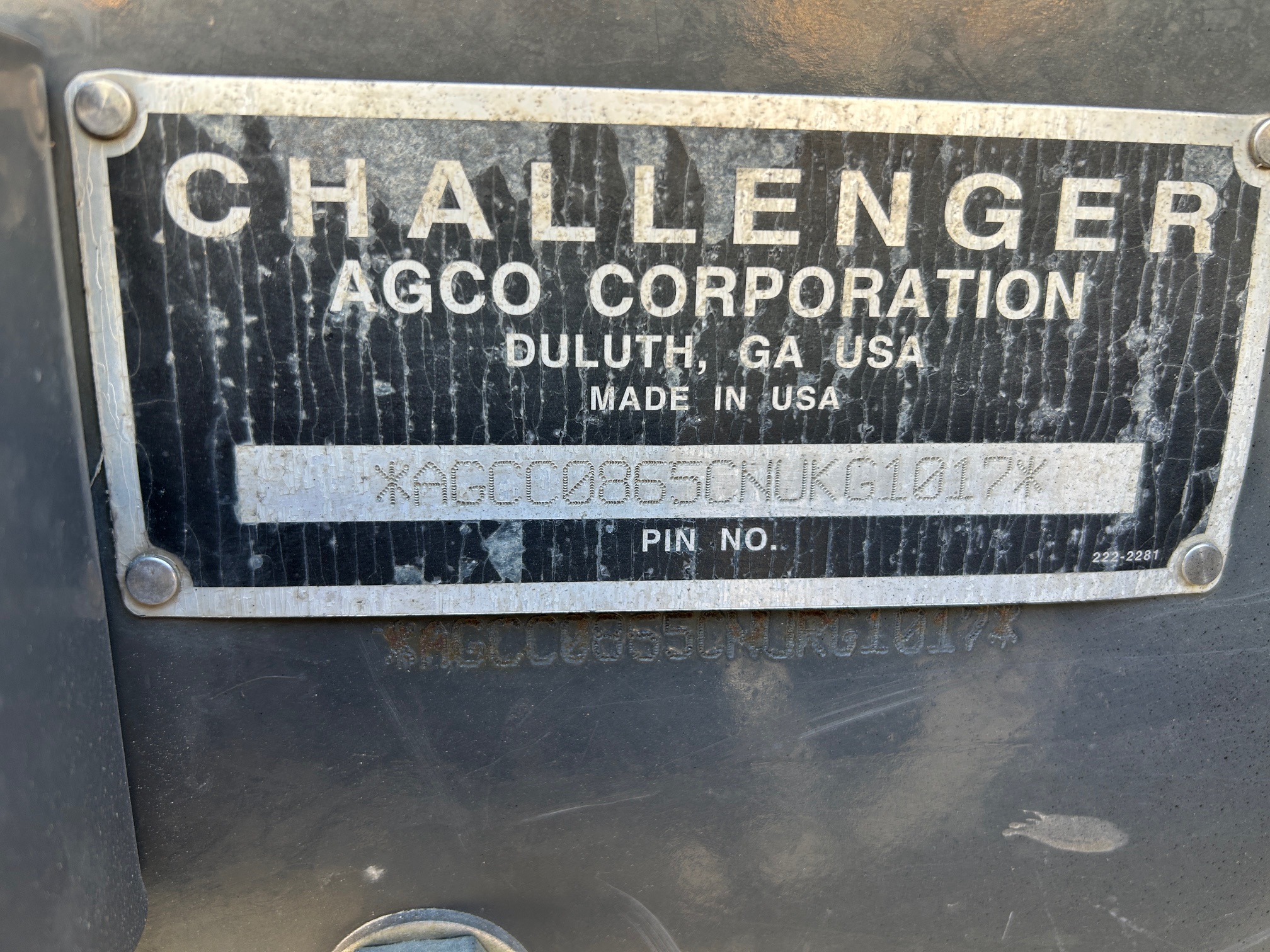 2009 Challenger MT865C Tractor