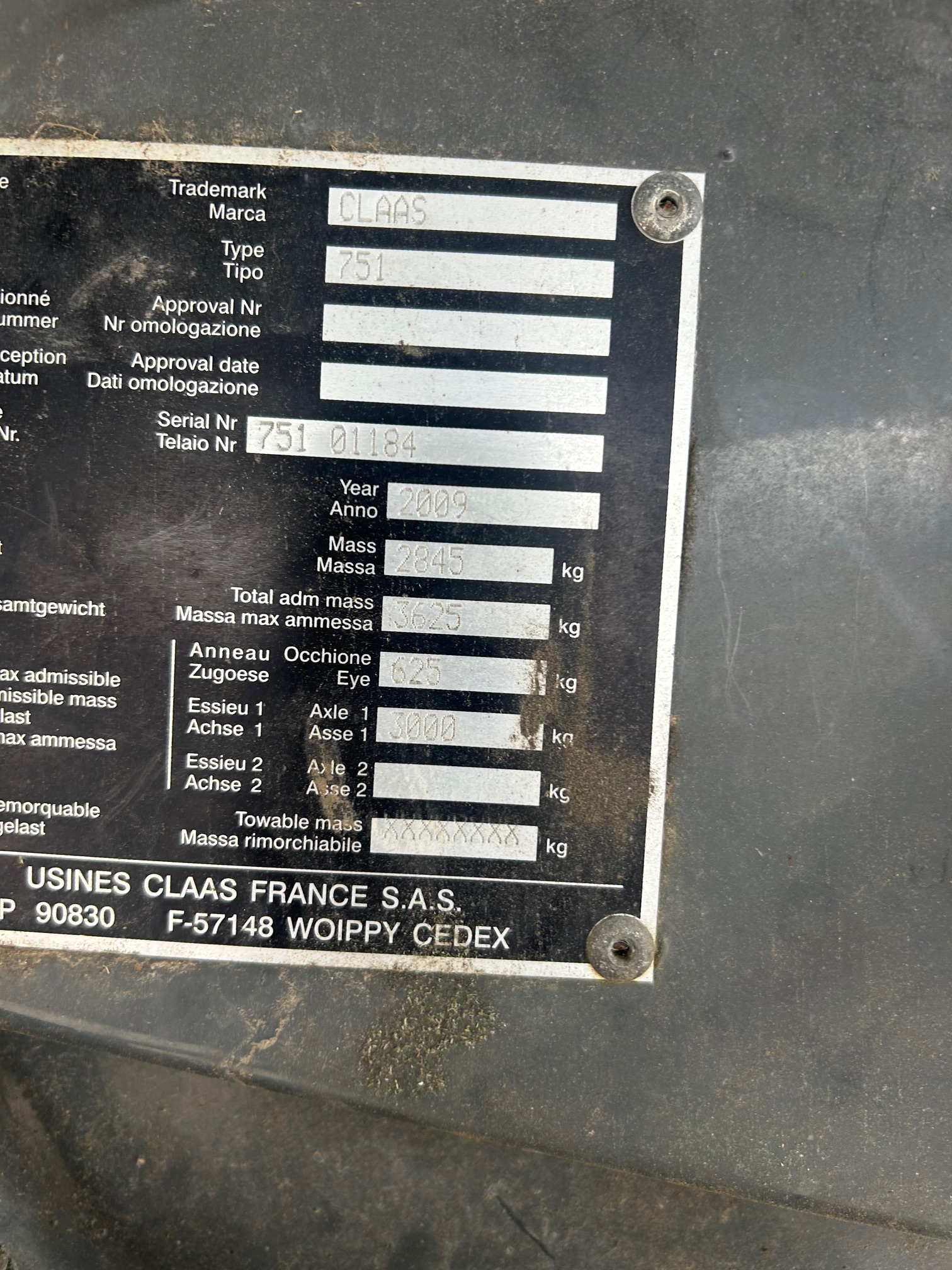 2009 CLAAS 360 Baler/Round