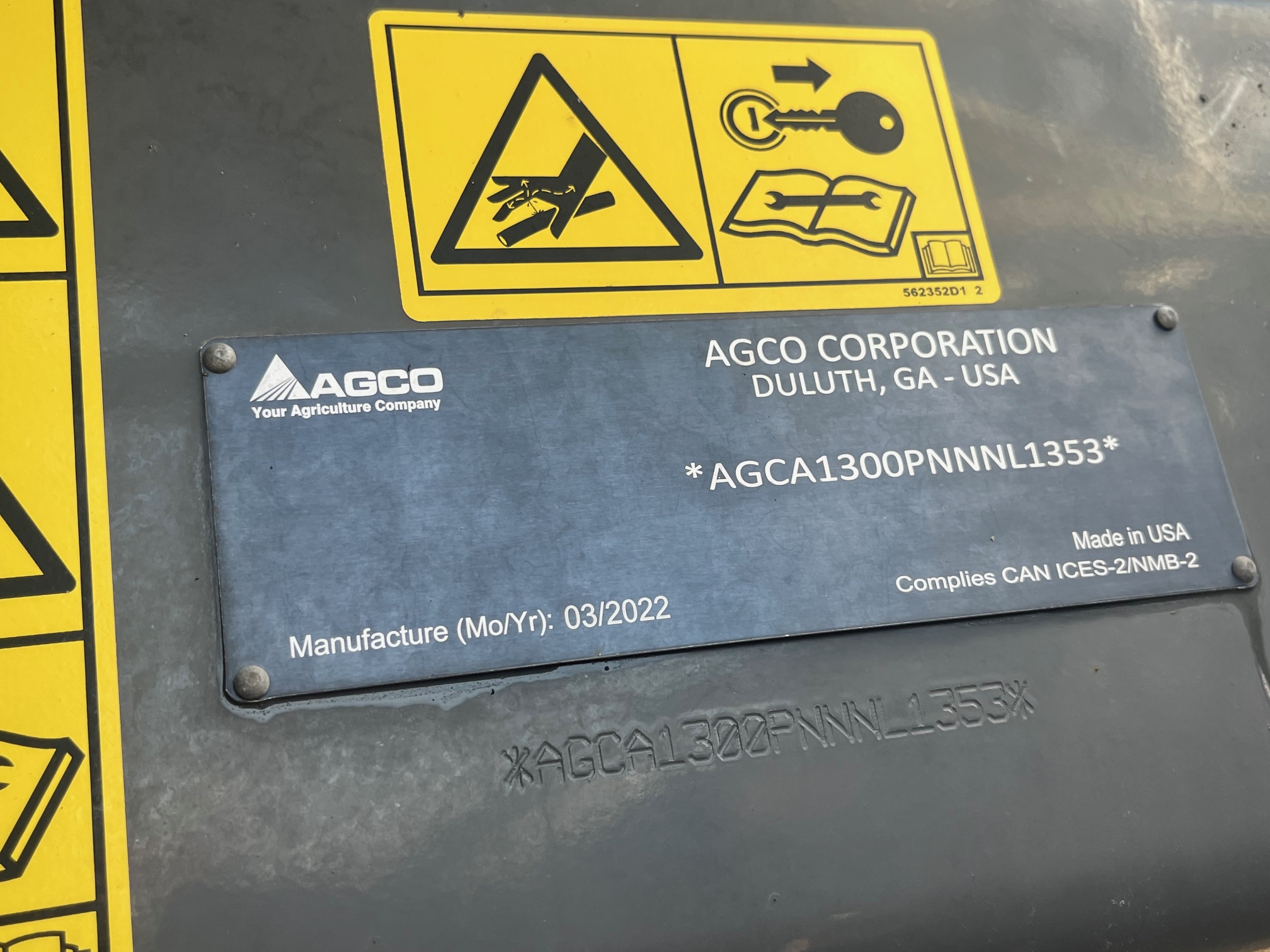 2022 RoGator RG1300C Sprayer/High Clearance