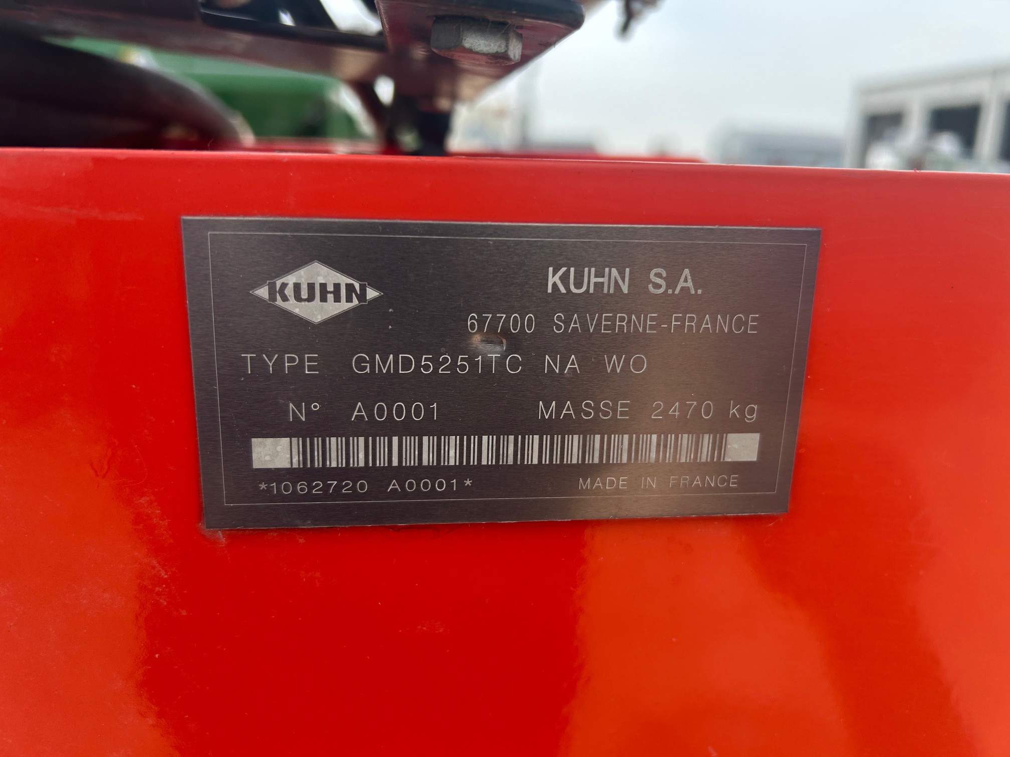 2019 Kuhn GMD5251TC Mower Conditioner/Disc