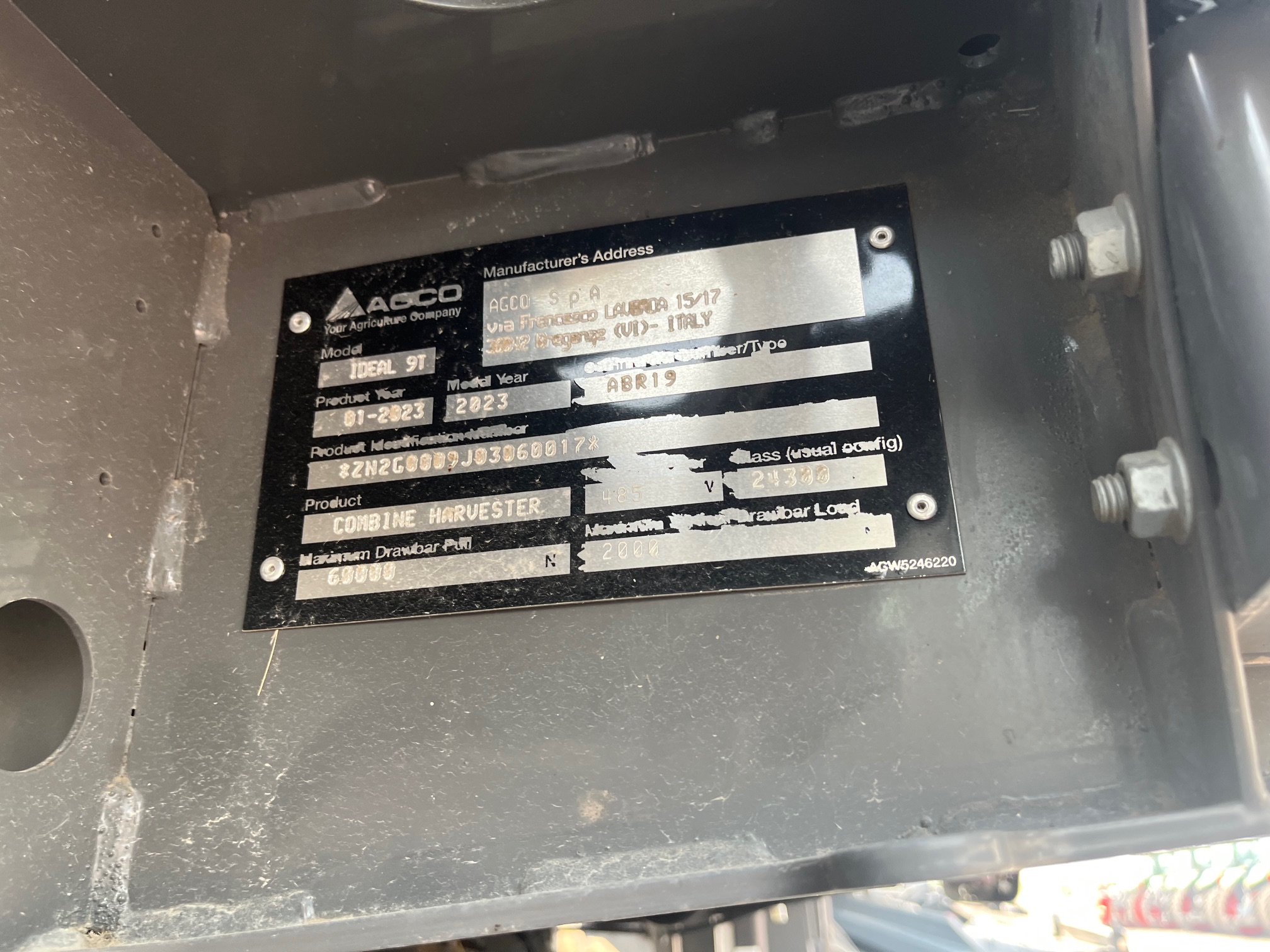 2023 Fendt FTC9T Combine