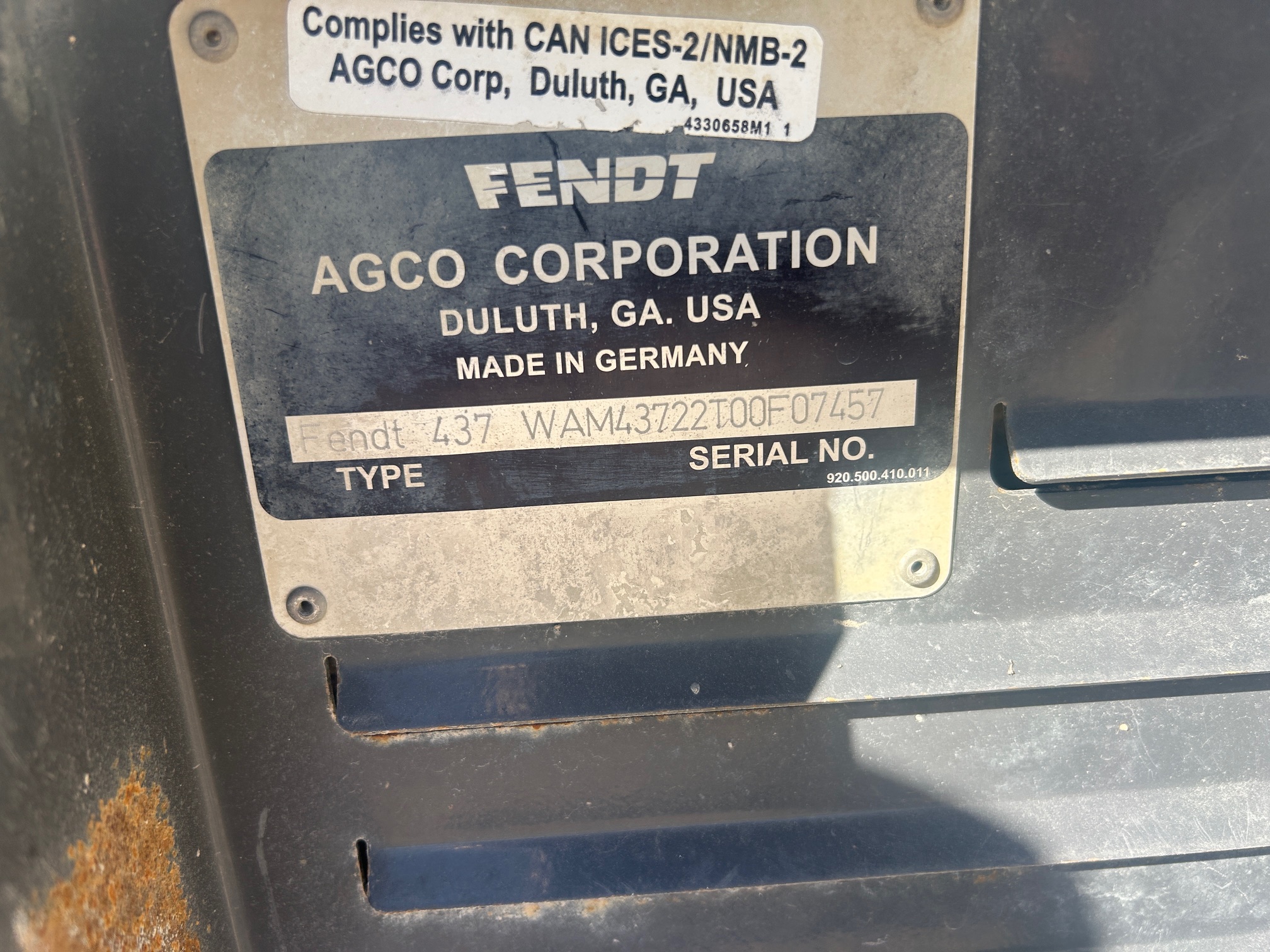 2019 Fendt 514 S4 Tractor