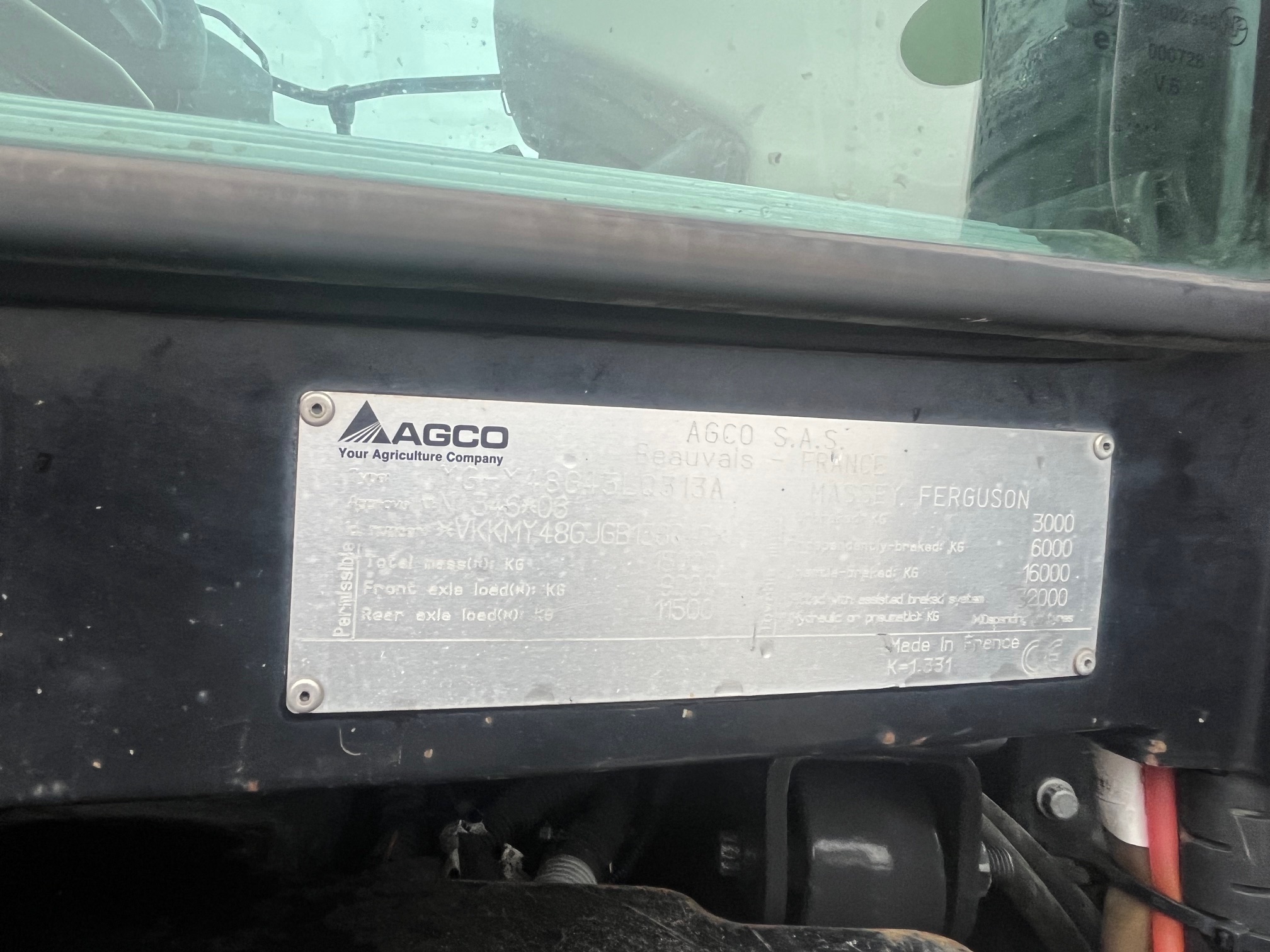 2016 Massey Ferguson 8737 Tractor