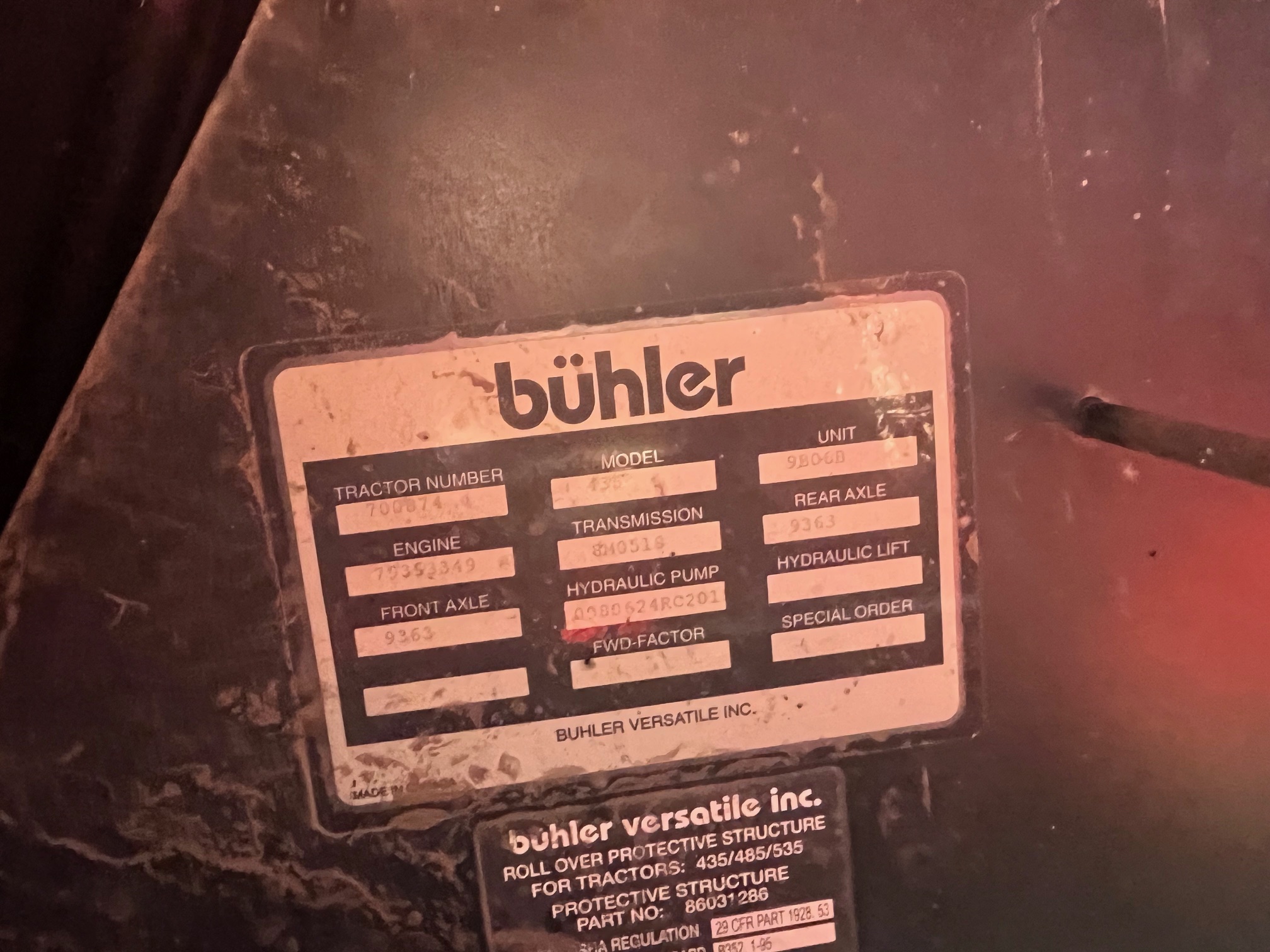 2009 Versatile 435 Tractor