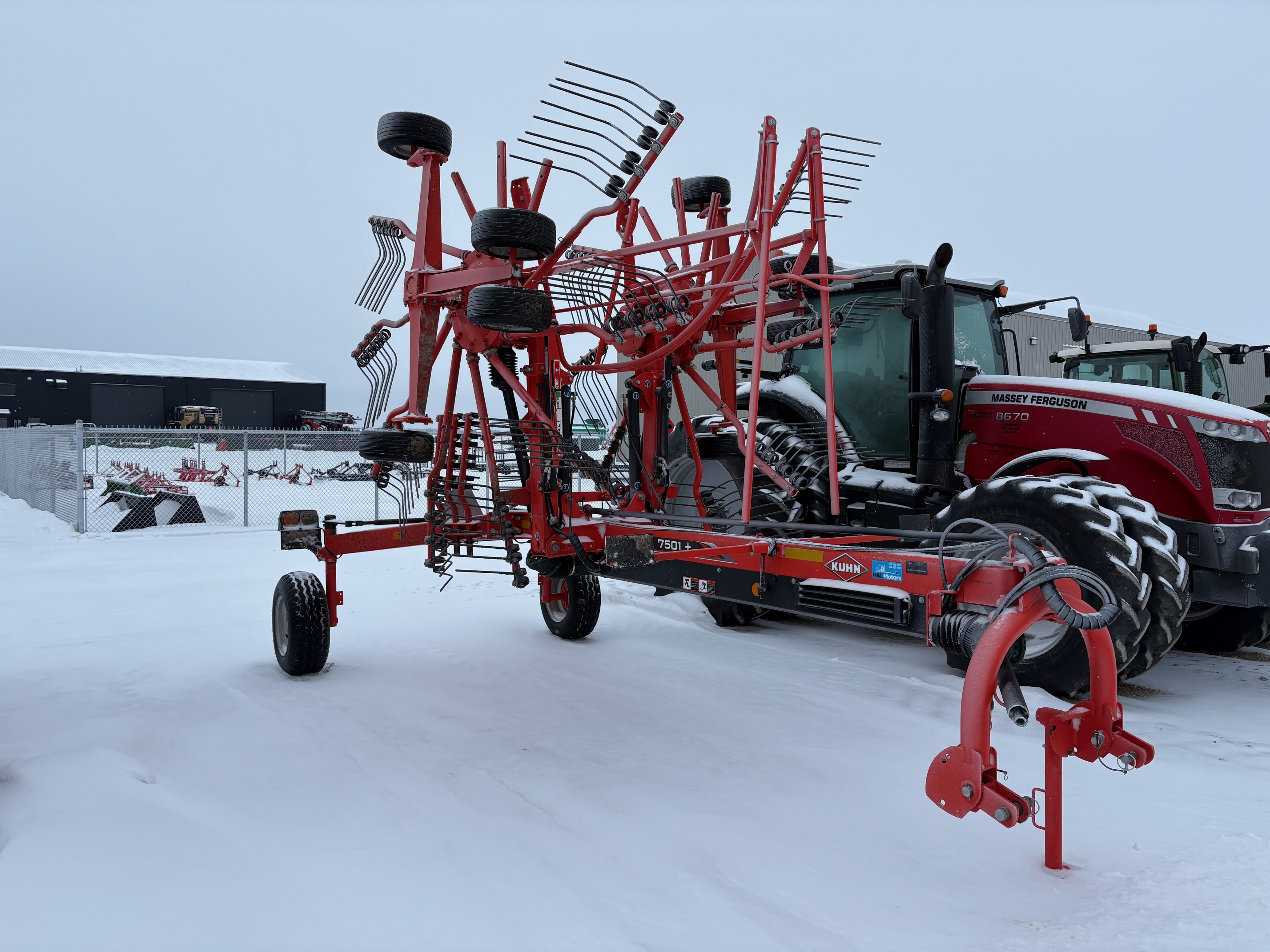 2018 Kuhn GA7501 Rake