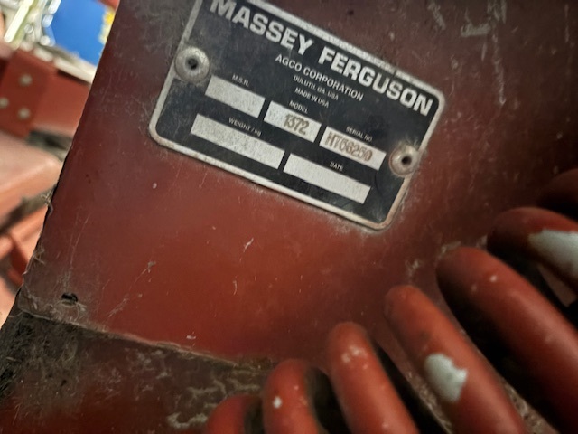 2008 Massey Ferguson 1372 Mower Conditioner