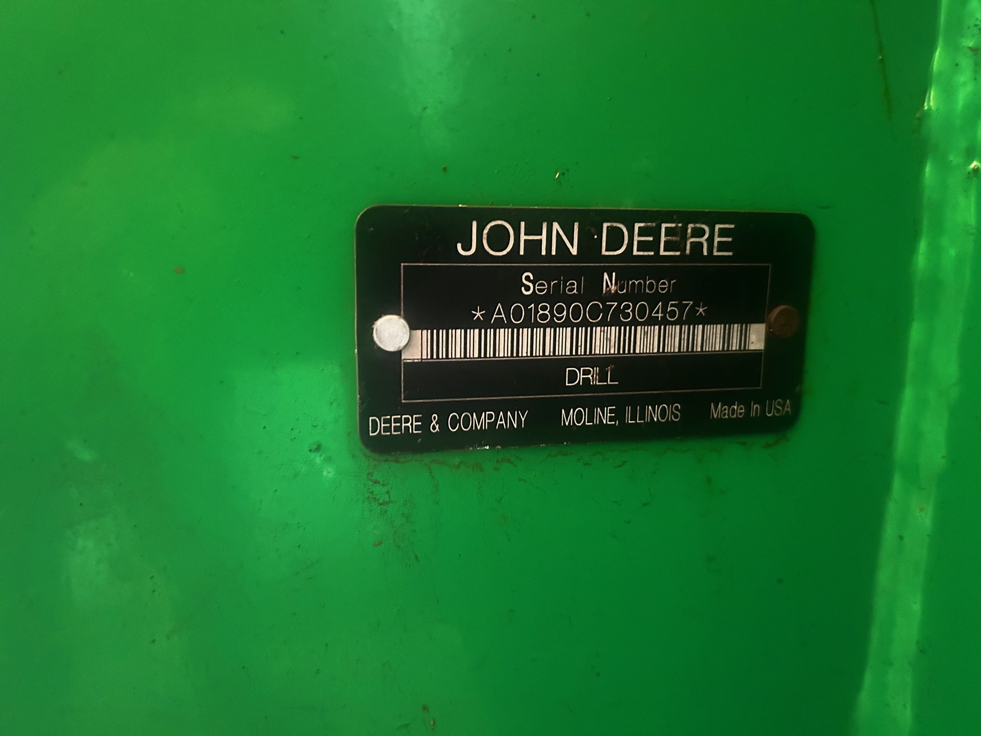 2009 John Deere 1890 Air Seeder