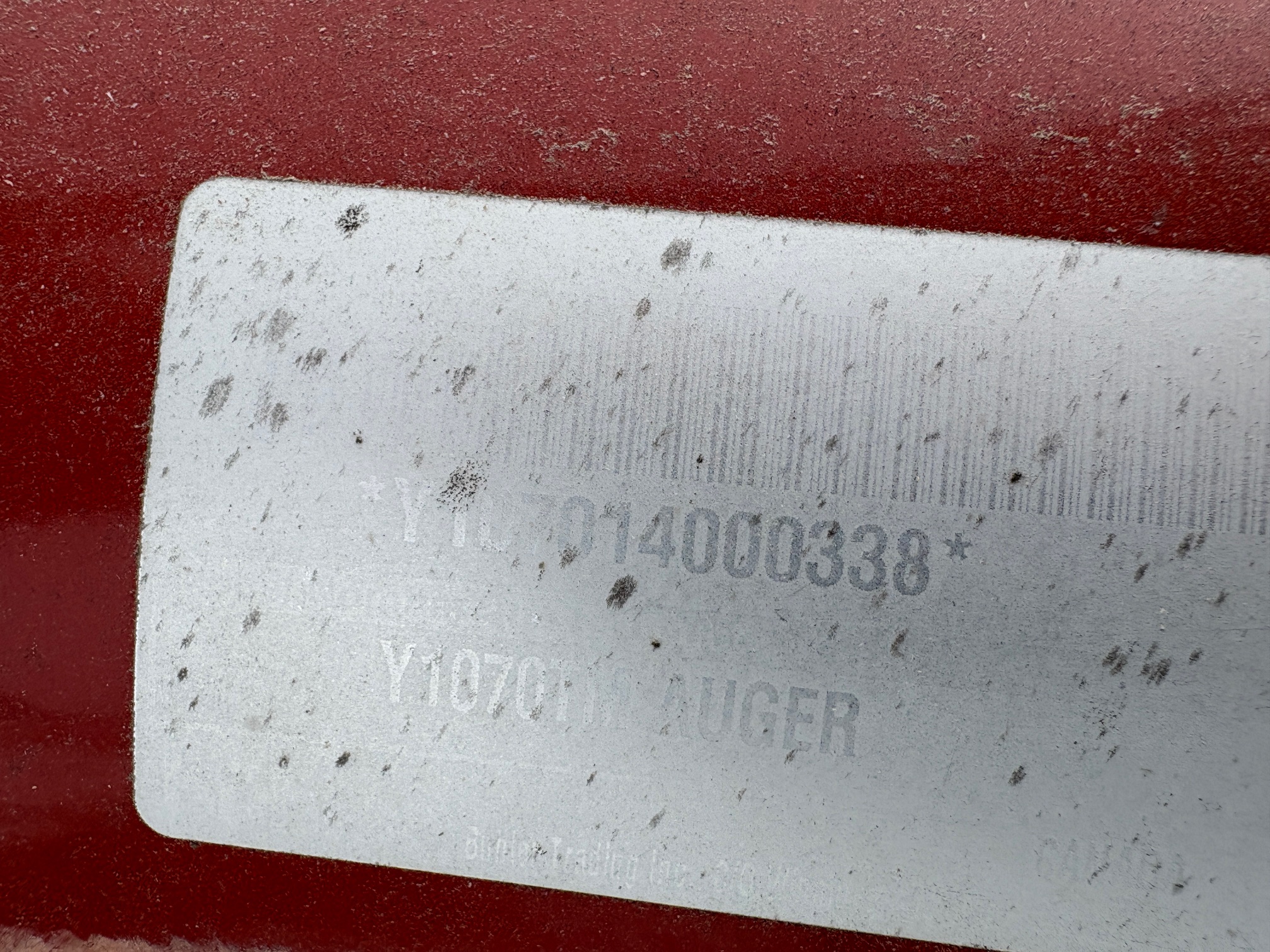 2014 Farm King 1070 Grain Auger