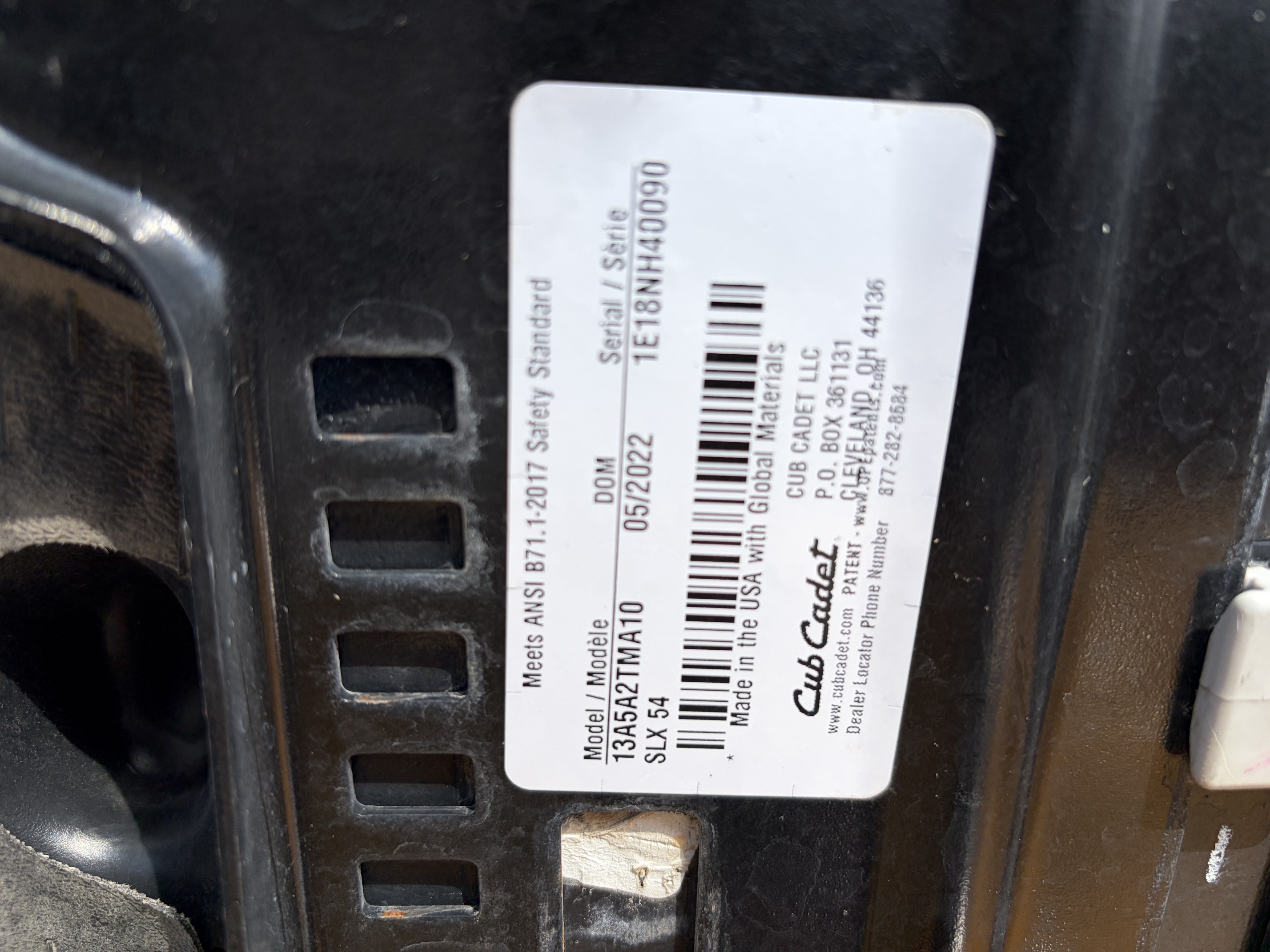 2022 Cub Cadet SLX54 Lawn Tractor